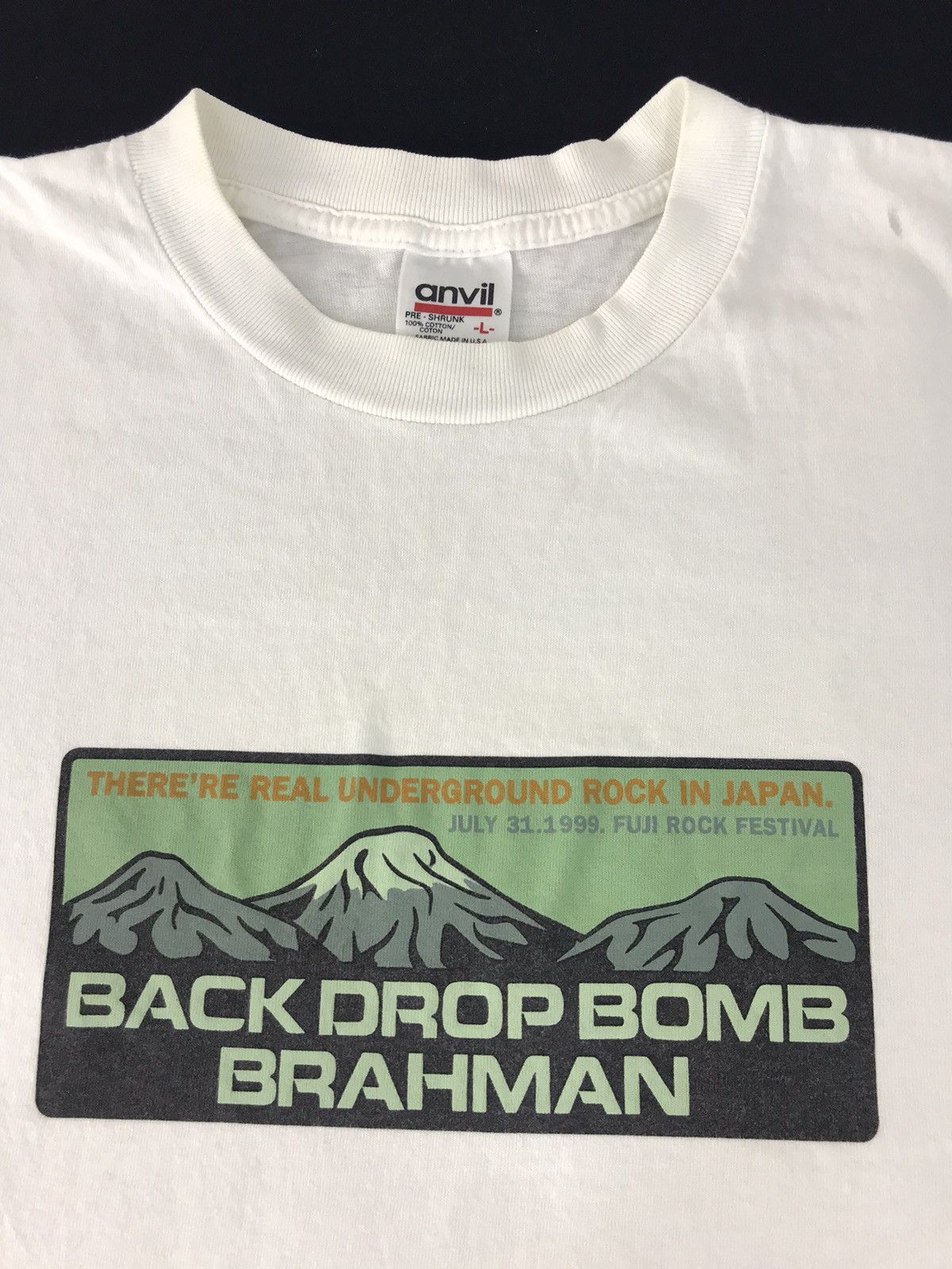 Band Tees × Japanese Brand × Vintage Vintage 90s Brahman Backdrop Bomb Fuji Rock Fest Tour 99 Size US L / EU 52-54 / 3 - 2 Thumbnail