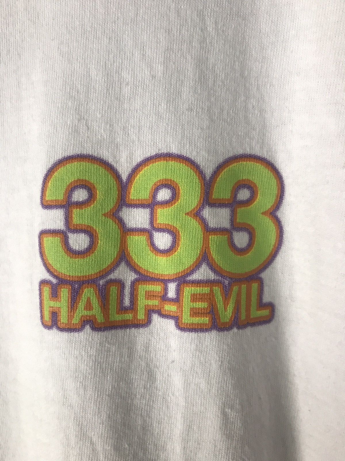 Half Evil Half evil 333 logo tee Size US XL / EU 56 / 4 - 2 Thumbnail