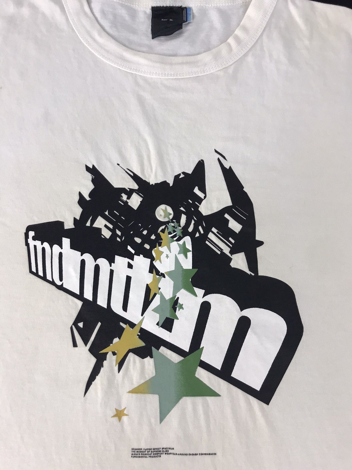 Japanese Brand × Vintage Scanner Fmdmttzm Large Impact Spectrum Crew Tee Size US L / EU 52-54 / 3 - 3 Thumbnail