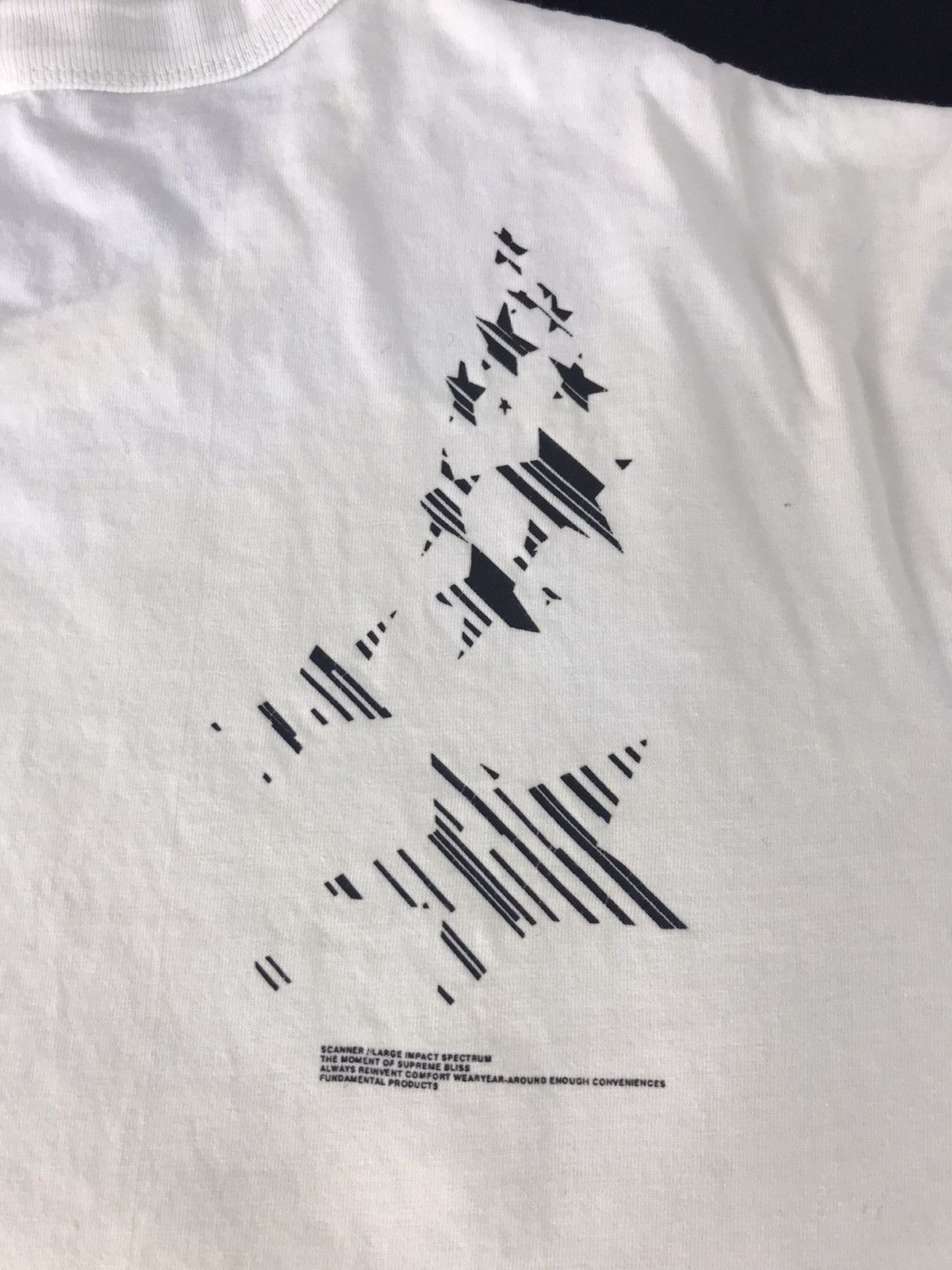 Japanese Brand × Vintage Scanner Fmdmttzm Large Impact Spectrum Crew Tee Size US L / EU 52-54 / 3 - 8 Thumbnail