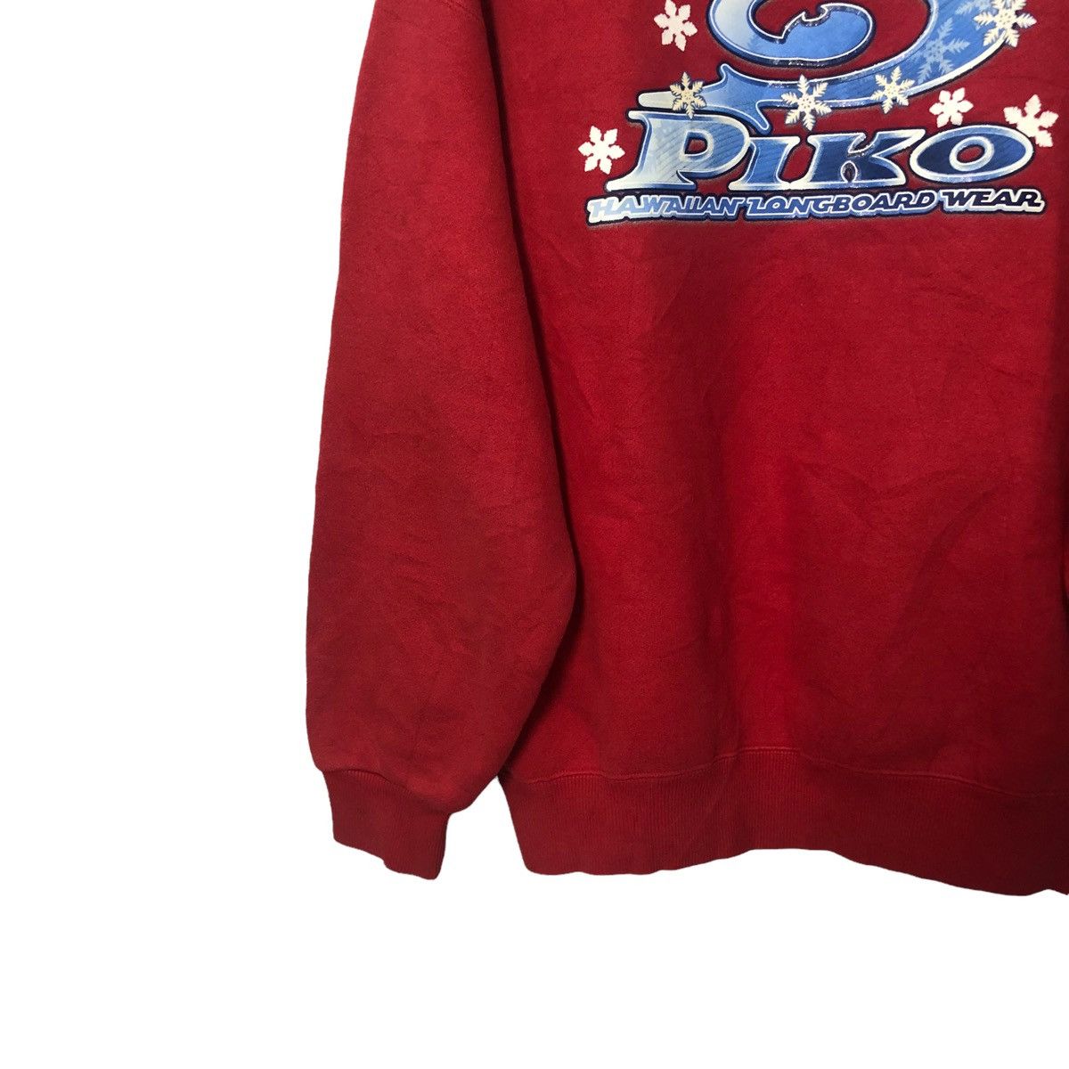 Japanese Brand Vintage Piko Hawaiian Longboard Wear Big Logo Sweatshirt Size US L / EU 52-54 / 3 - 7 Thumbnail