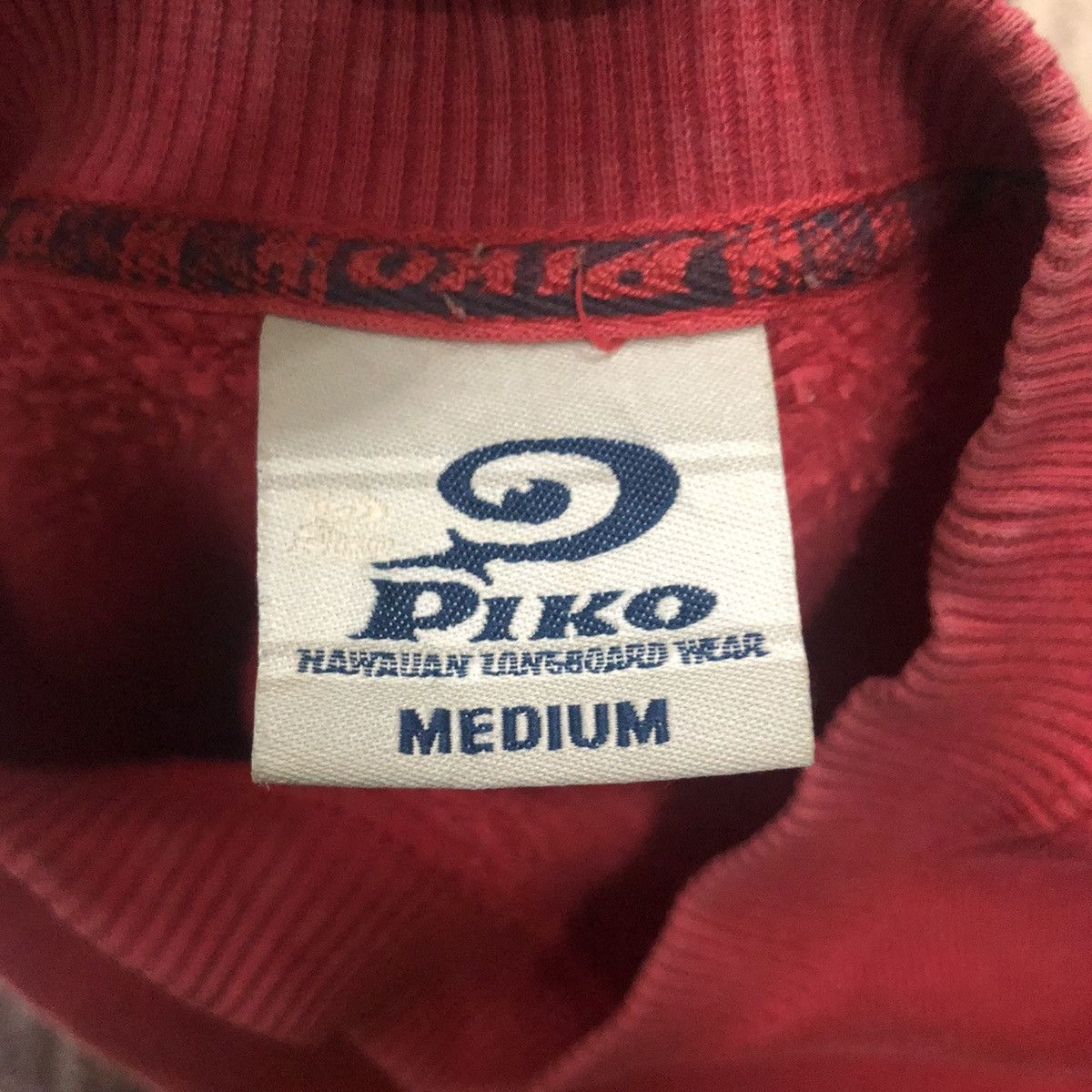 Japanese Brand Vintage Piko Hawaiian Longboard Wear Big Logo Sweatshirt Size US L / EU 52-54 / 3 - 9 Thumbnail