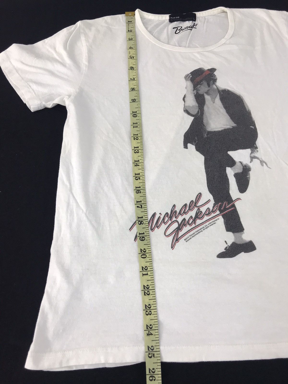 Michael Jackson × Plus One Clothing Vintage Plus One Bravado Dancing Michael Jackson Logo Size US M / EU 48-50 / 2 - 9 Thumbnail