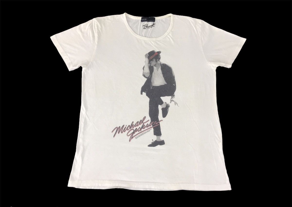 Michael Jackson × Plus One Clothing Vintage Plus One Bravado Dancing Michael Jackson Logo Size US M / EU 48-50 / 2 - 1 Thumbnail