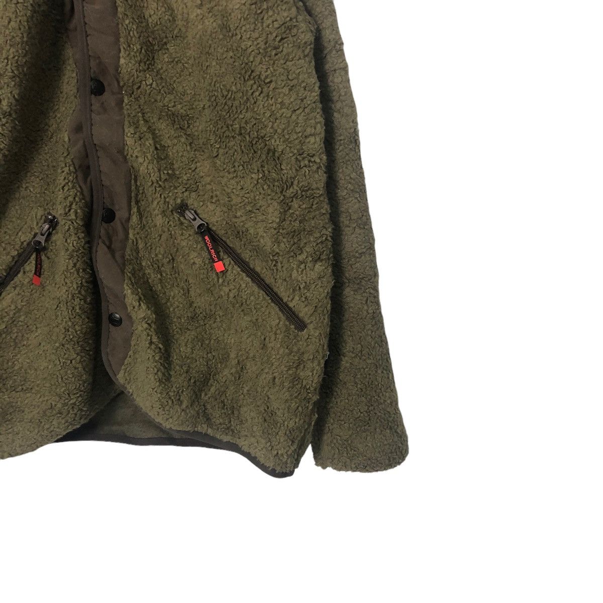 Woolrich Woolen Mills Vintage Woolrich Button Ups Fleece Sherpa Jacket Size US M / EU 48-50 / 2 - 2 Thumbnail