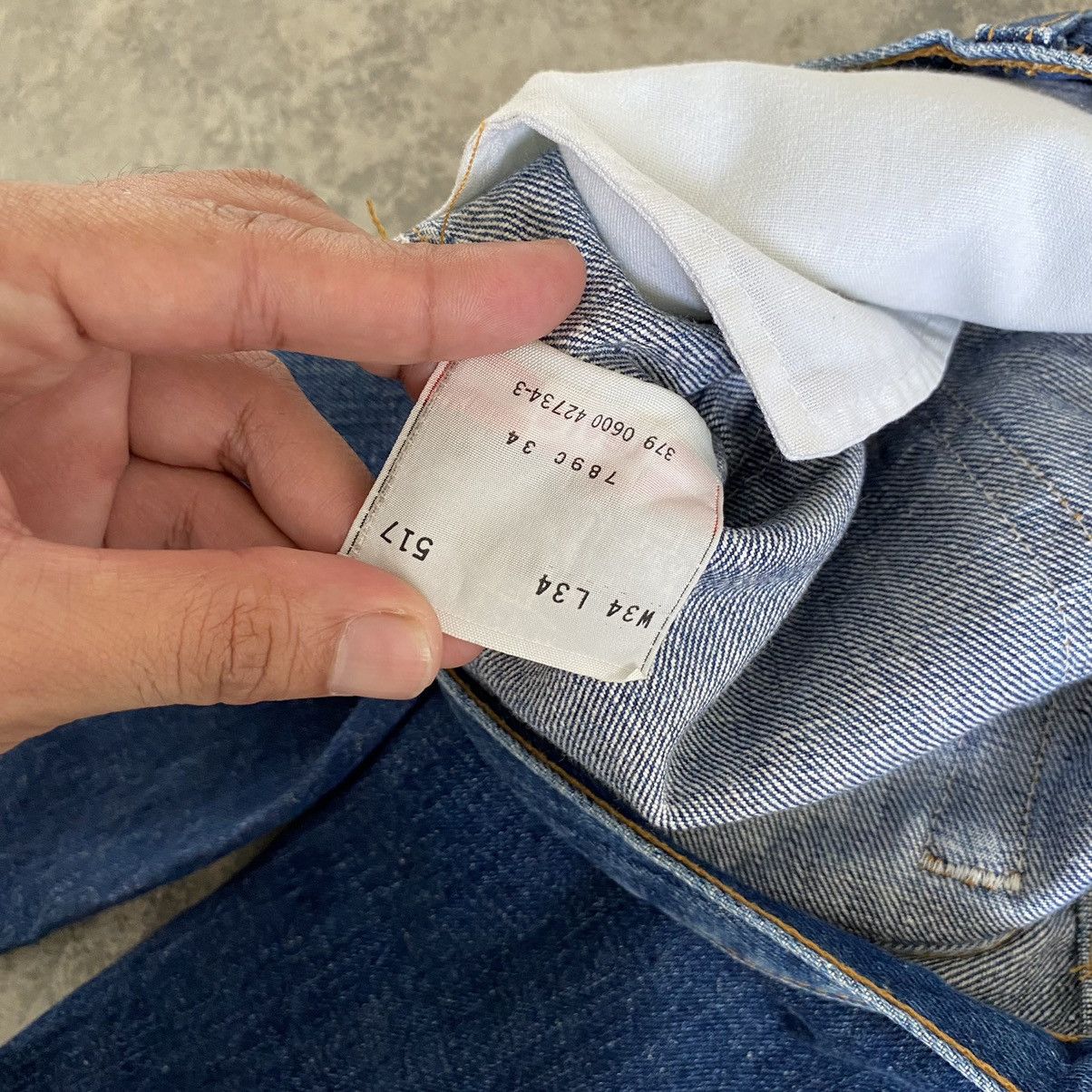 Levi's VTG Y2K 2000’s Levi's 517 Bootcut Flared Jeans Size US 33 - 18 Thumbnail