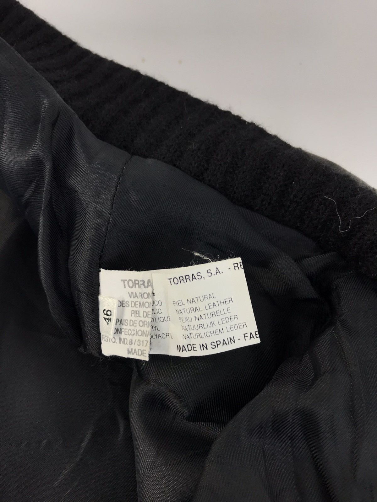 Vintage 90s Torras Made In Spain Knit Jacket Fashion Quilted Inner Size US L / EU 52-54 / 3 - 7 Thumbnail