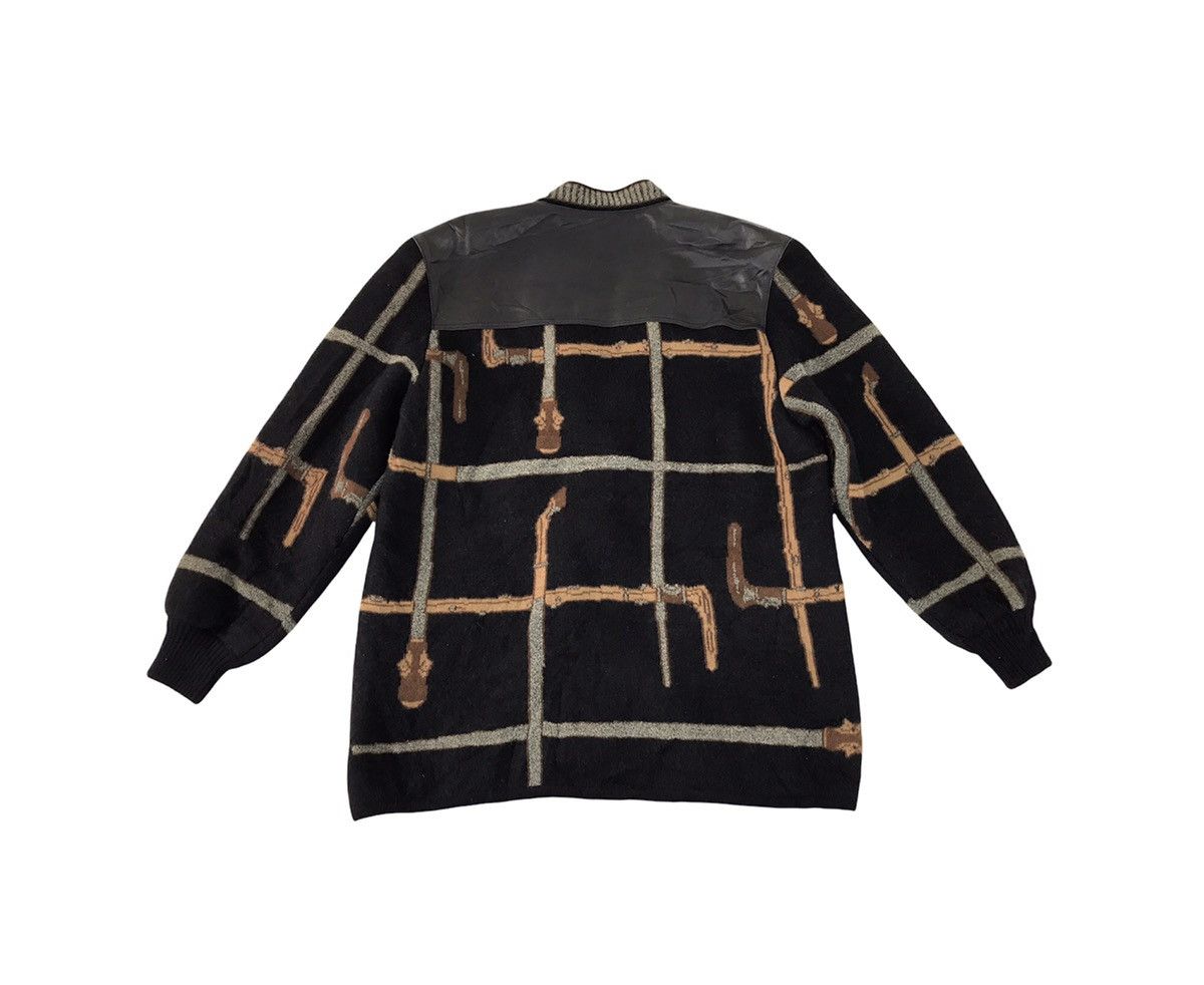 Vintage 90s Torras Made In Spain Knit Jacket Fashion Quilted Inner Size US L / EU 52-54 / 3 - 2 Thumbnail