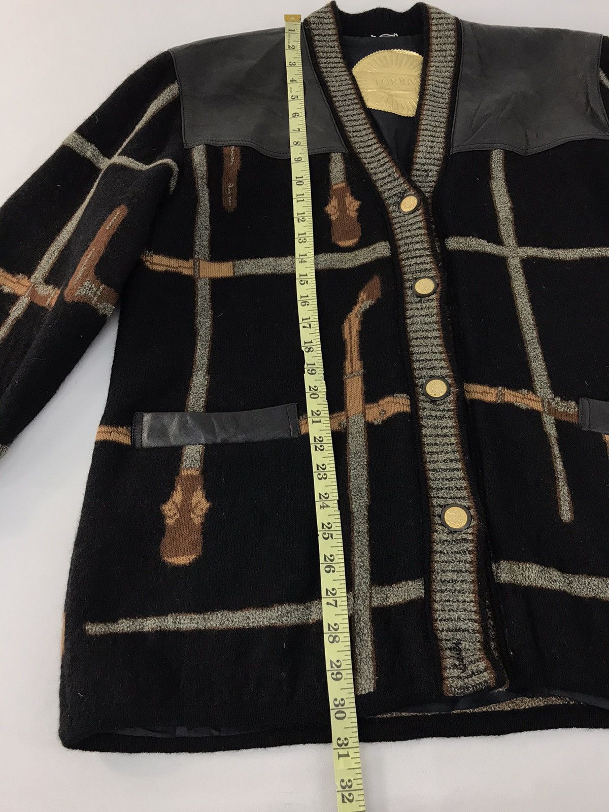 Vintage 90s Torras Made In Spain Knit Jacket Fashion Quilted Inner Size US L / EU 52-54 / 3 - 11 Thumbnail