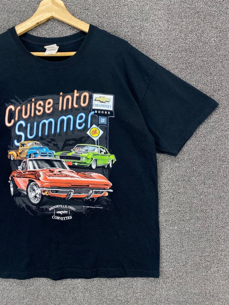 Daytona Vintage Chevrolet Classic Cruise Into Summer Tees T Shirts Size US L / EU 52-54 / 3 - 4 Thumbnail