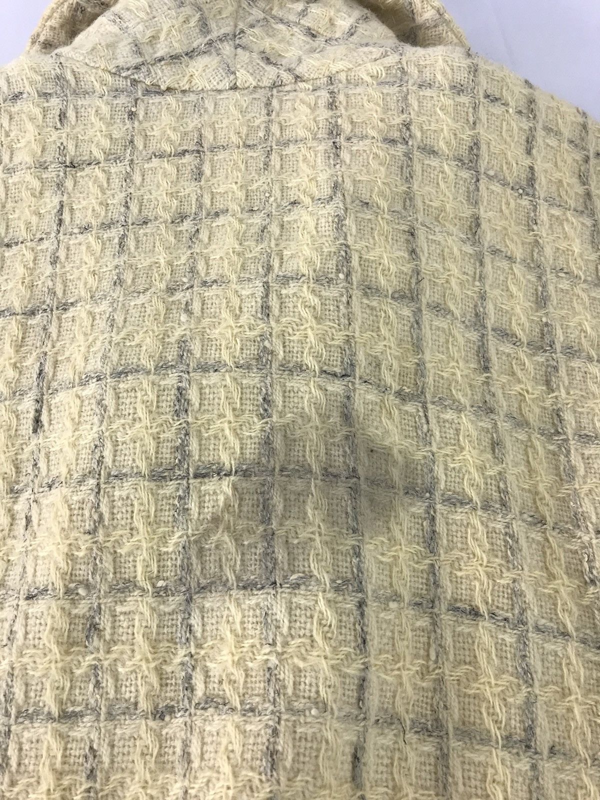 Japanese Brand Plaid Checked Uppawari Wool Button Down Shirt Japanese Brand Size L / US 10 / IT 46 - 11 Thumbnail
