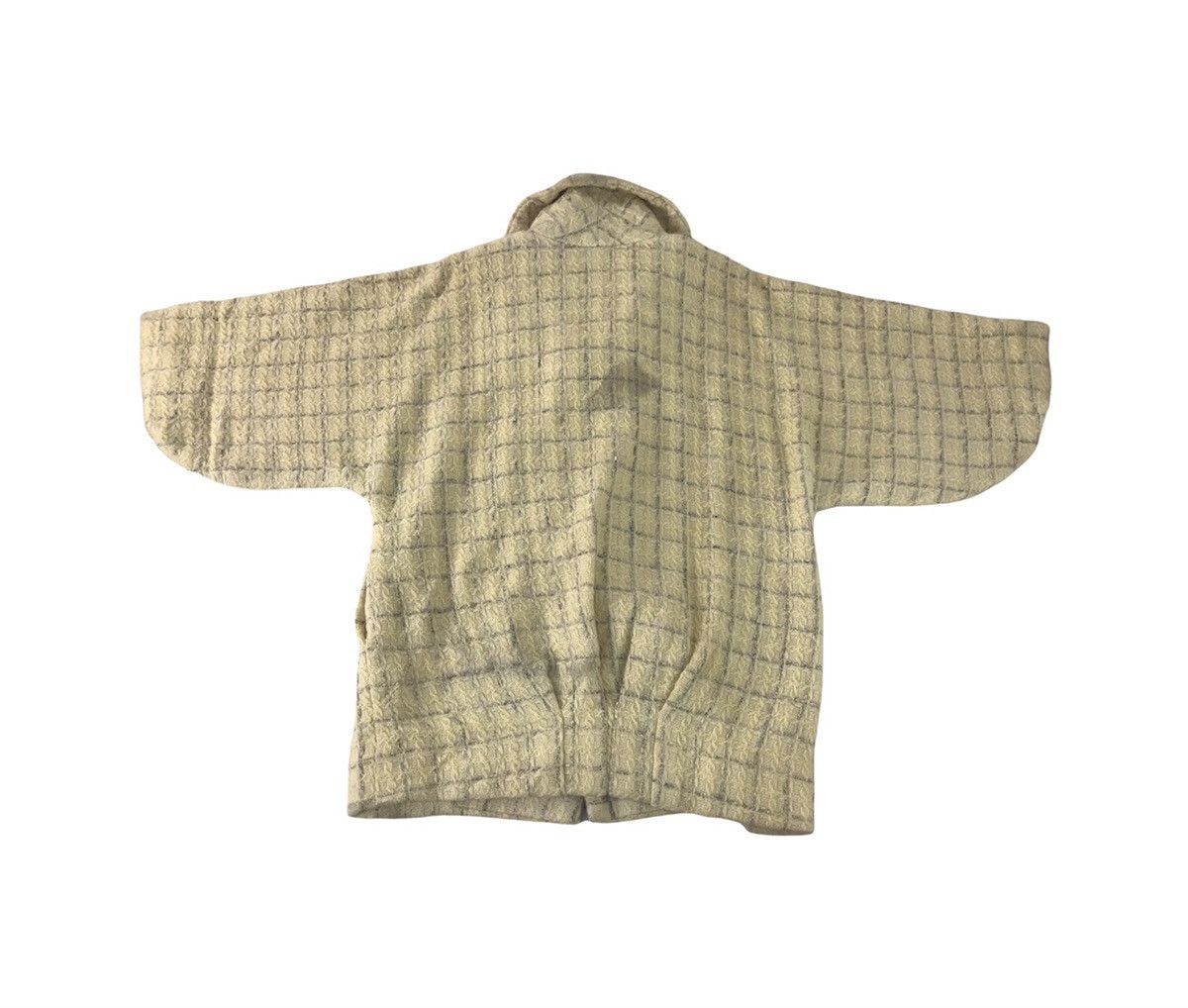 Japanese Brand Plaid Checked Uppawari Wool Button Down Shirt Japanese Brand Size L / US 10 / IT 46 - 2 Thumbnail