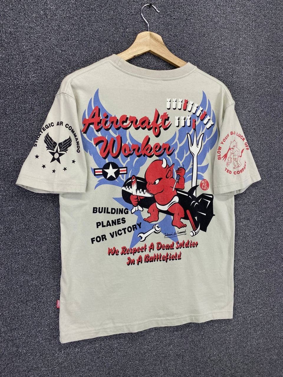 Tedman Vintage Ted Company Air Craft Workers By Tedman Tee T Shirts Size US M / EU 48-50 / 2 - 2 Thumbnail
