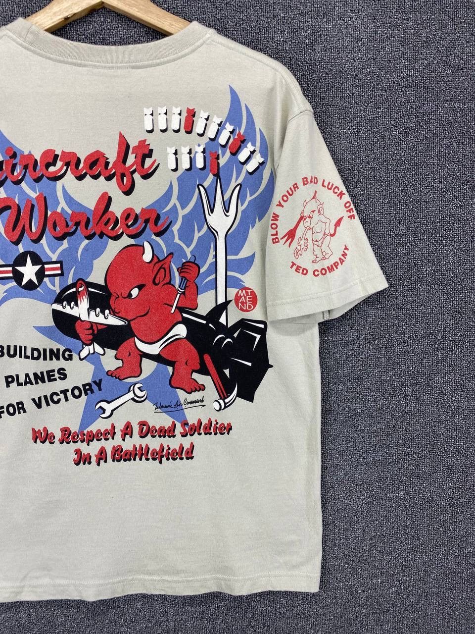Tedman Vintage Ted Company Air Craft Workers By Tedman Tee T Shirts Size US M / EU 48-50 / 2 - 4 Thumbnail