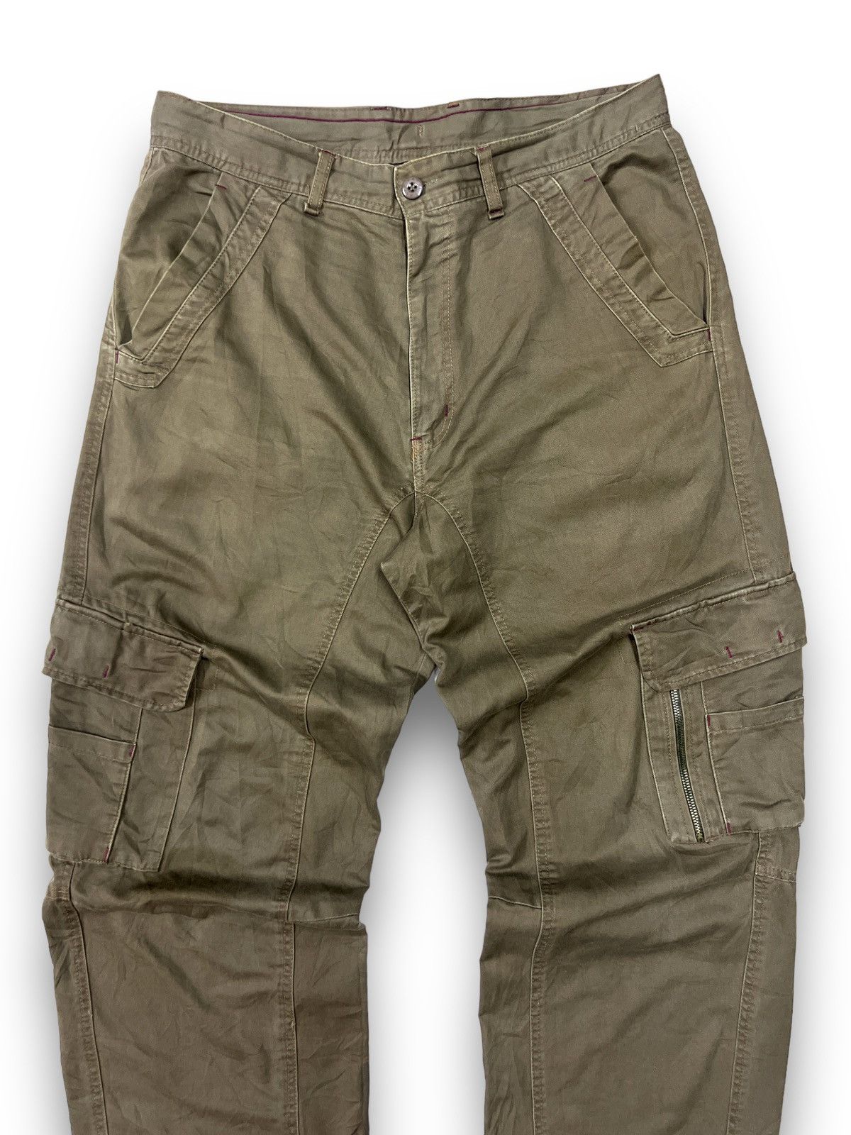 Japanese Brand × Seditionaries 🔥 Vache seditionaries cargo distressed pants Size US 35 - 4 Thumbnail
