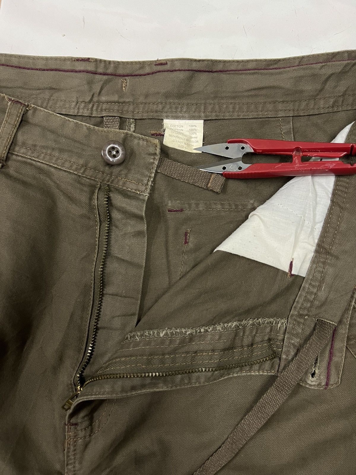 Japanese Brand × Seditionaries 🔥 Vache seditionaries cargo distressed pants Size US 35 - 6 Thumbnail