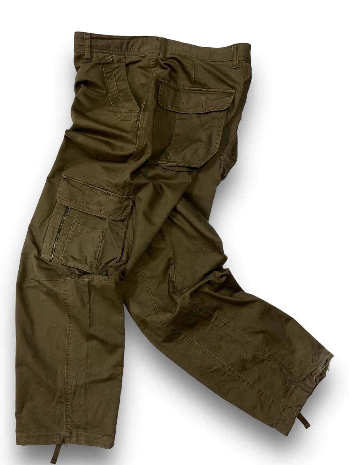 Japanese Brand × Seditionaries 🔥 Vache seditionaries cargo distressed pants Size US 35 - 12 Thumbnail