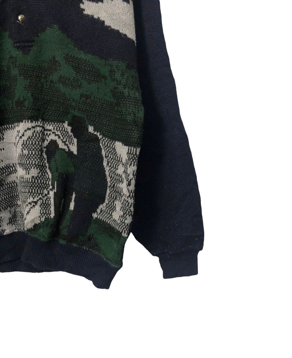Aran Isles Knitwear Vintage New Comer Collar Nice Design Knitwear Sweater Jumper Size US M / EU 48-50 / 2 - 2 Thumbnail