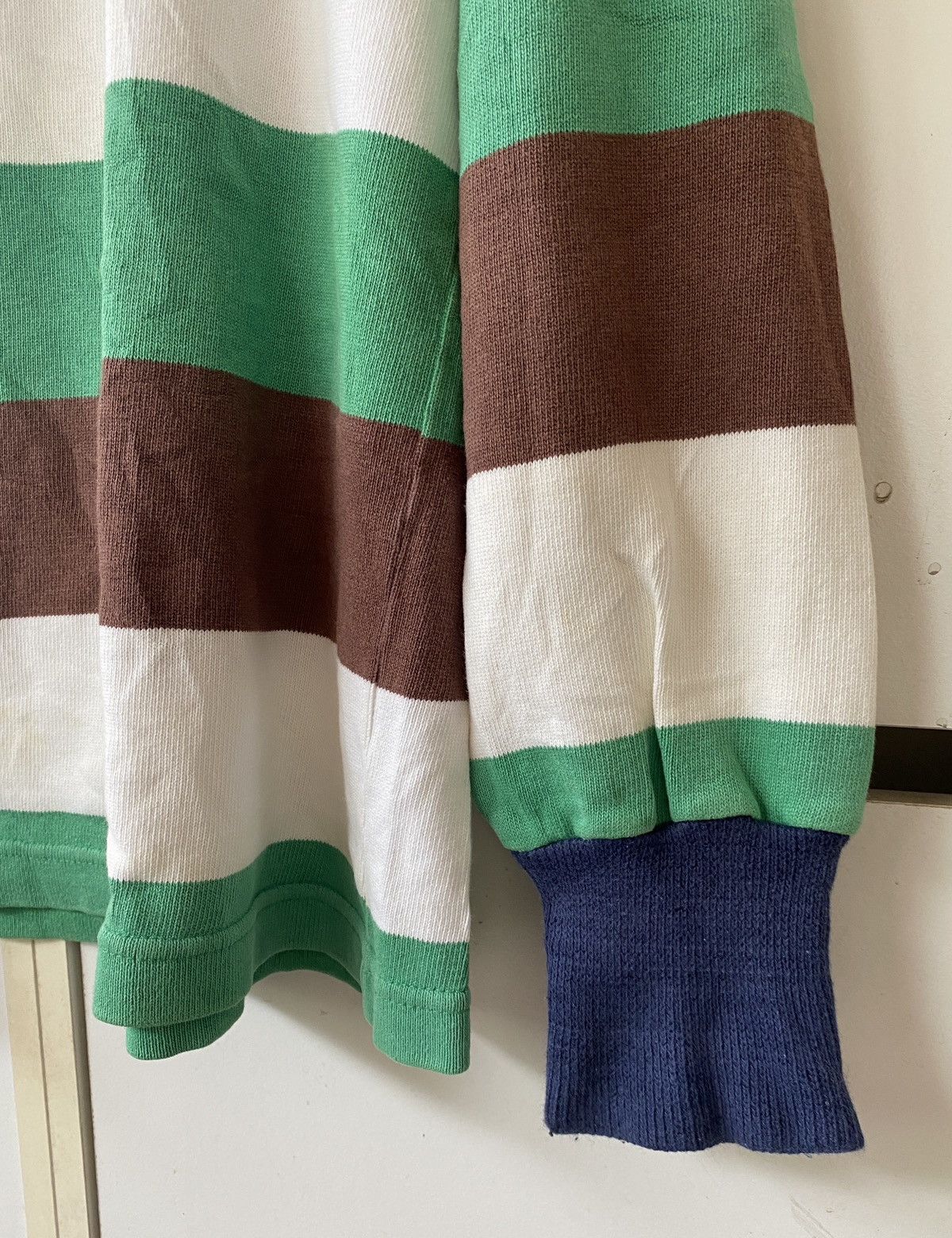 Vintage VINTAGE BARBARIAN RUGBY WEAR SHIRT Size US L / EU 52-54 / 3 - 3 Thumbnail