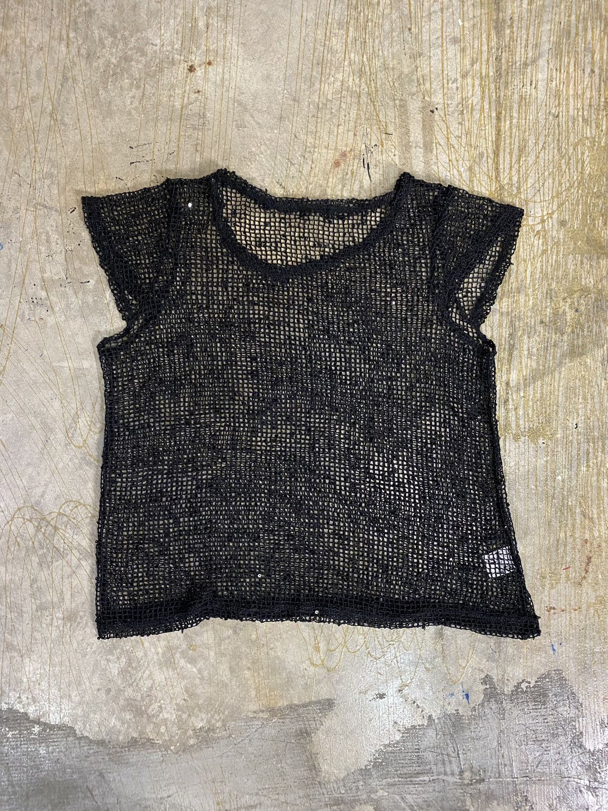 If Six Was Nine × Japanese Brand Vtg Japanese Brand Open Mesh sequin Size M / US 6-8 / IT 42-44 - 3 Thumbnail