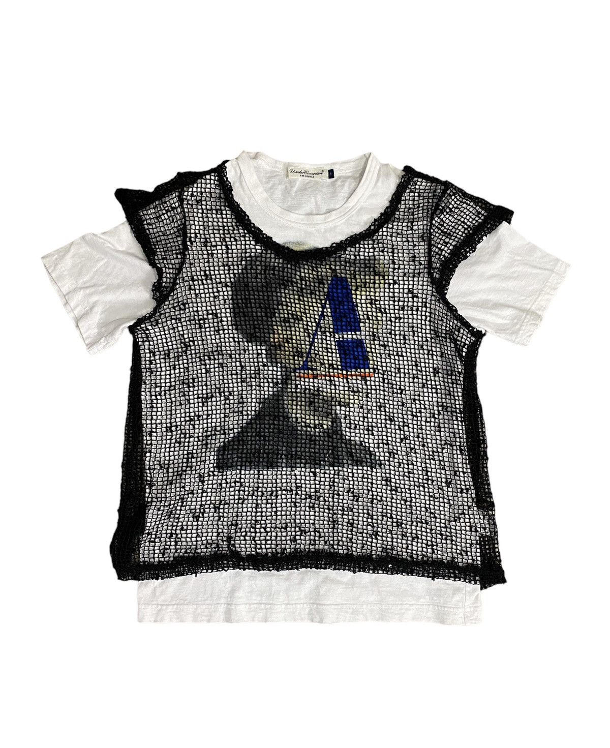 If Six Was Nine × Japanese Brand Vtg Japanese Brand Open Mesh sequin Size M / US 6-8 / IT 42-44 - 1 Thumbnail