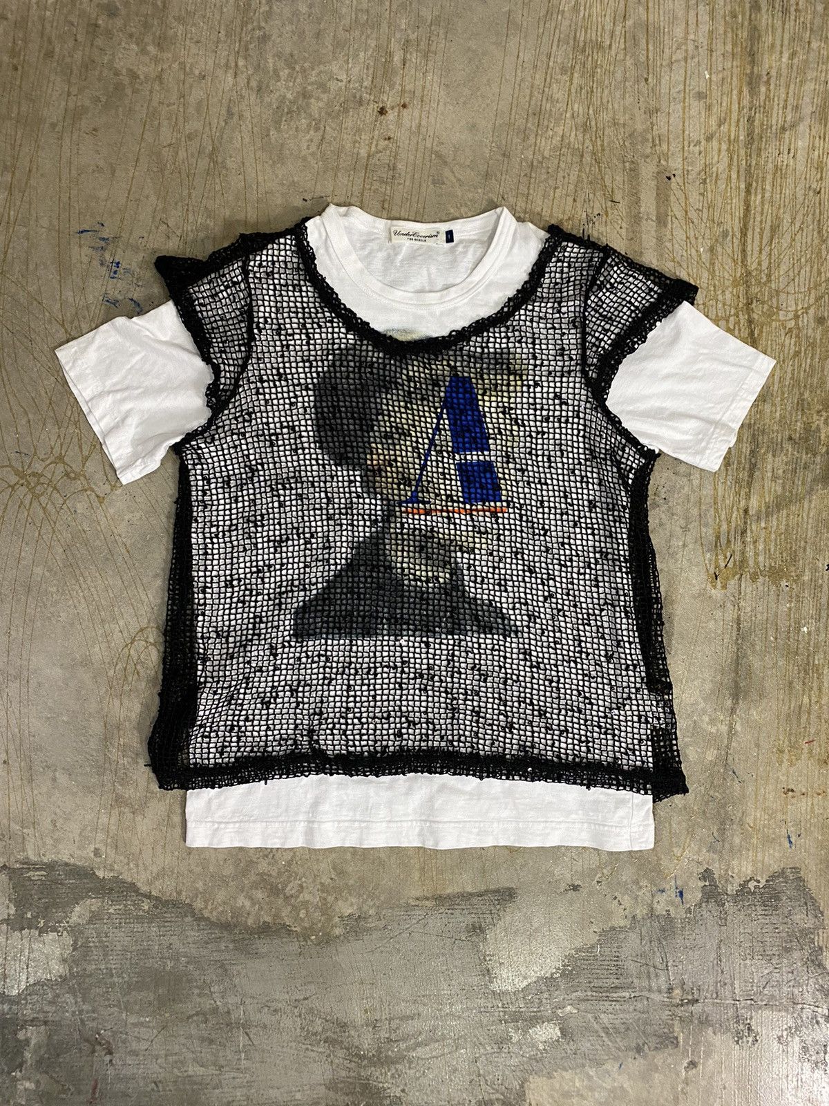 If Six Was Nine × Japanese Brand Vtg Japanese Brand Open Mesh sequin Size M / US 6-8 / IT 42-44 - 2 Thumbnail