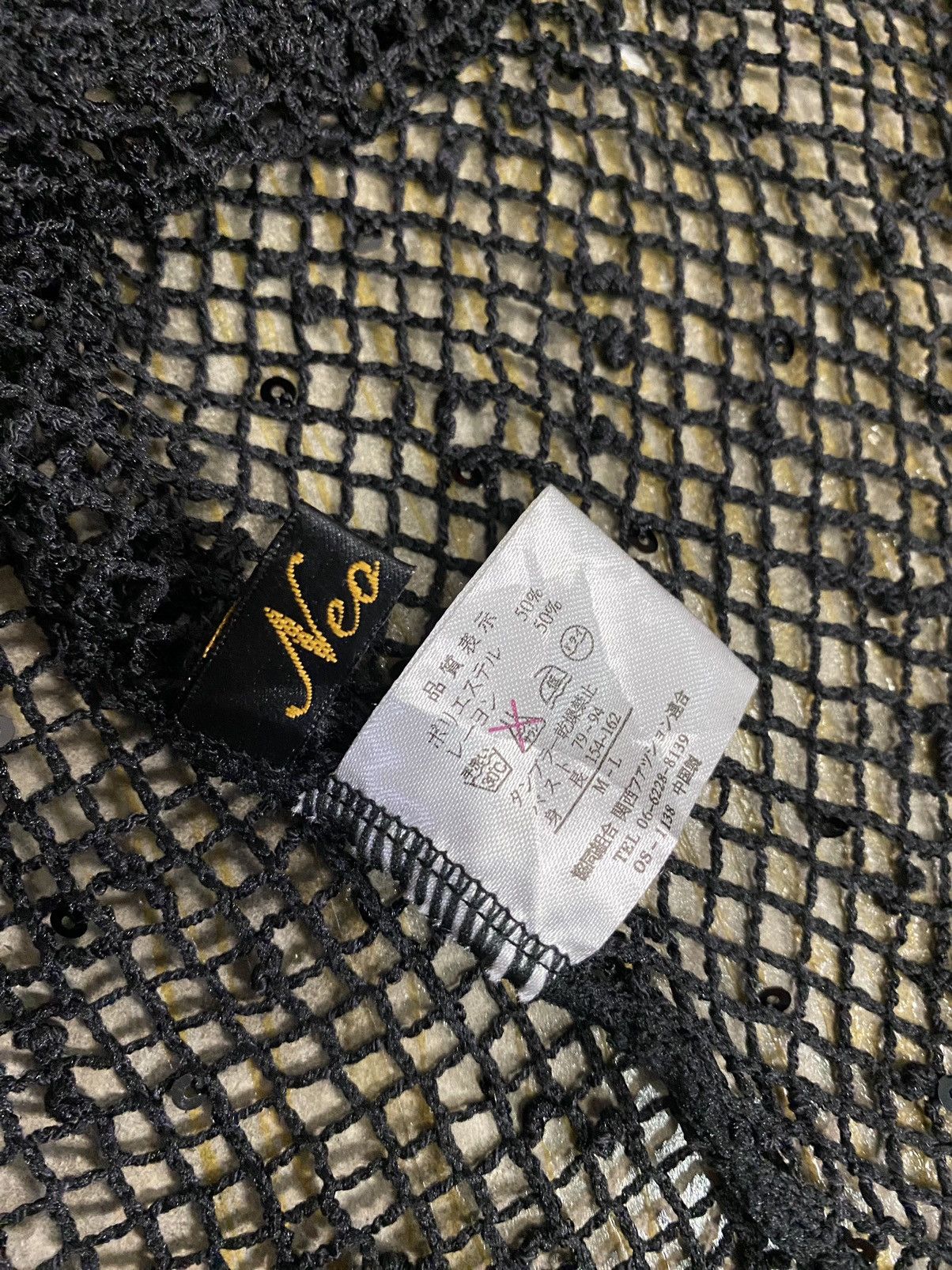 If Six Was Nine × Japanese Brand Vtg Japanese Brand Open Mesh sequin Size M / US 6-8 / IT 42-44 - 9 Thumbnail