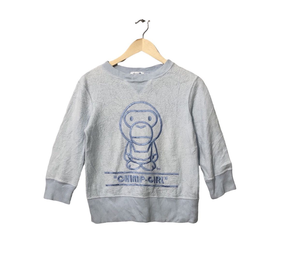 Bape Bapy Chimp Girl Sweatshirt Size XS / US 0-2 / IT 36-38 - 1 Thumbnail