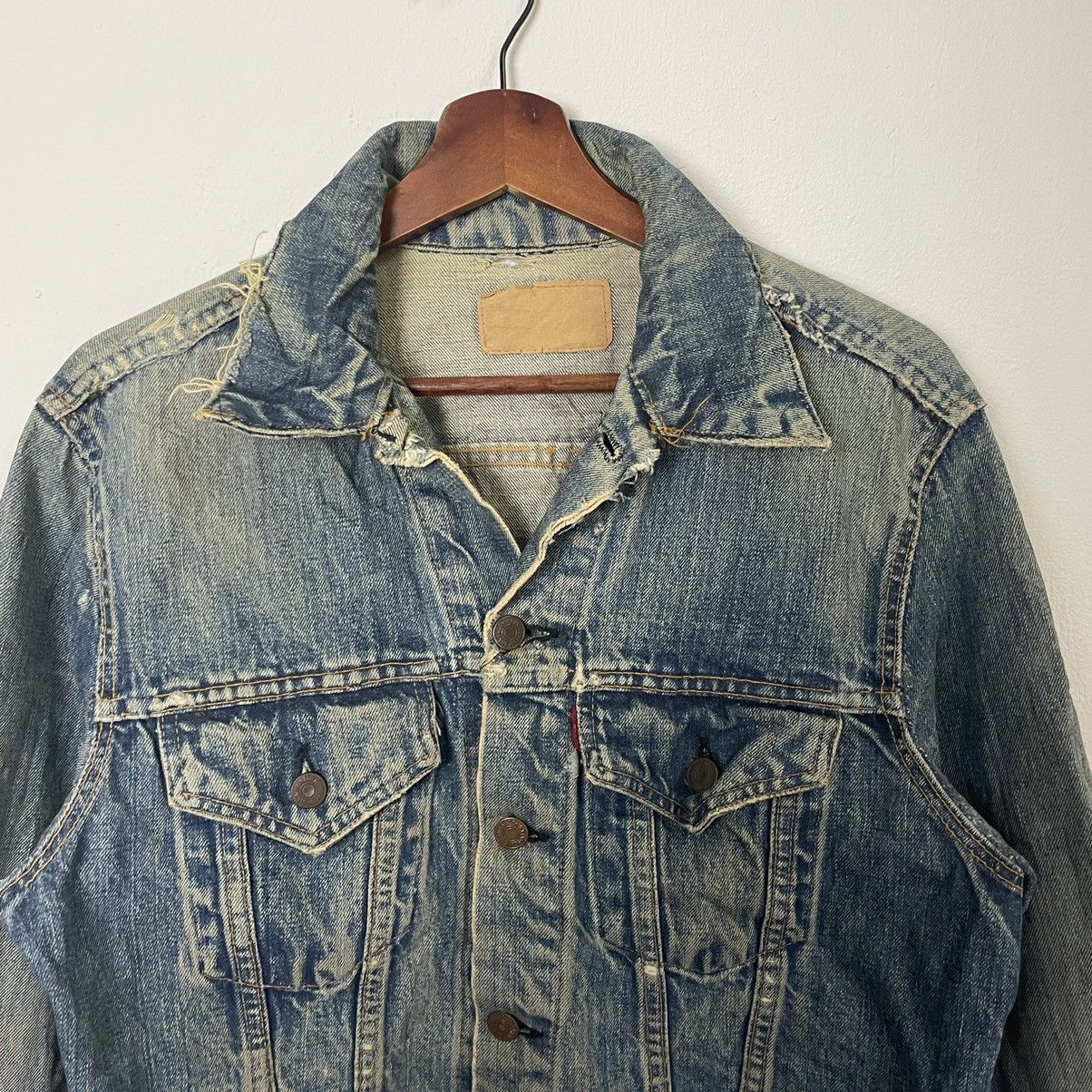 Levi's Rare‼️Vintage 90s Levis Big E Destressed Denim Jacket Size US M / EU 48-50 / 2 - 5 Thumbnail