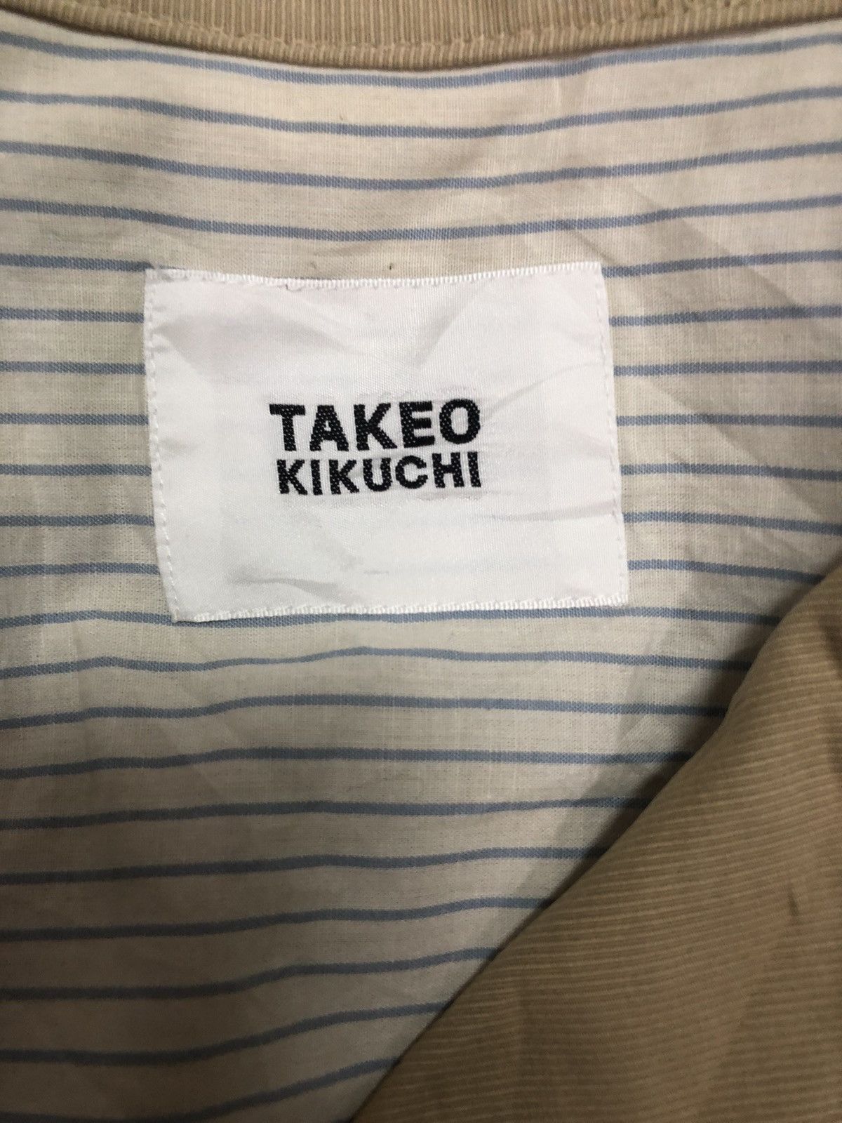 Takeo Kikuchi × Vintage Vintage Takeo Kikuchi Button Ups Coat Jacket Size US M / EU 48-50 / 2 - 9 Thumbnail