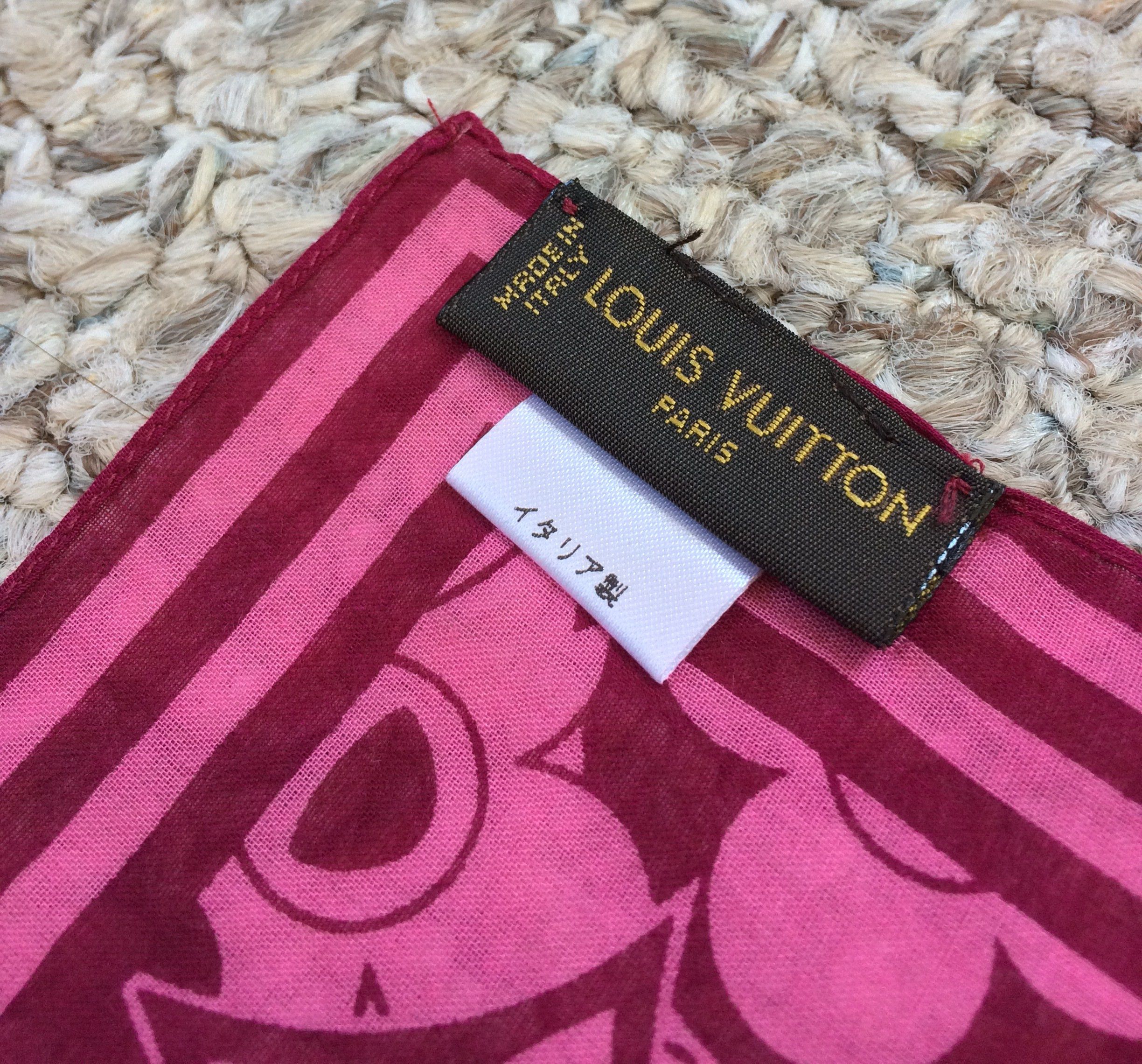 Louis Vuitton × Takashi Murakami Louis Vuitton x Murakami Cosmic Blossom Monogram Scarf Size ONE SIZE - 6 Thumbnail