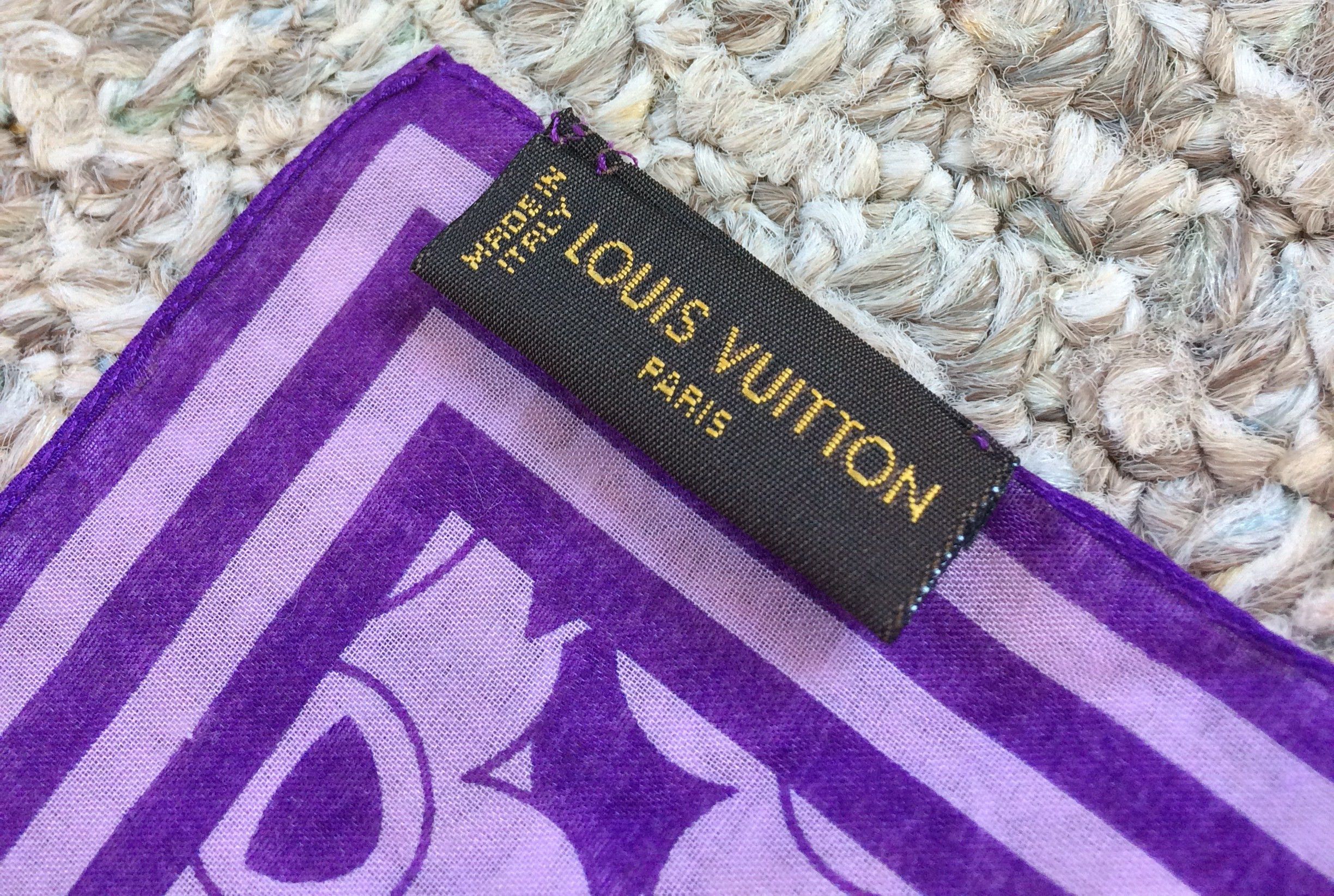 Louis Vuitton × Takashi Murakami Louis Vuitton x Murakami Cosmic Blossom Monogram Scarf Size ONE SIZE - 6 Thumbnail