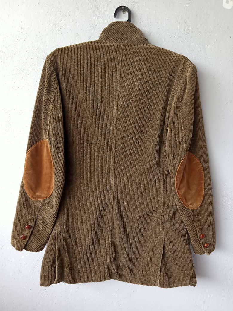 Giorgio Armani Armani Jeans Corduroy Double Ankle Coat Jacket Size US S / EU 44-46 / 1 - 2 Thumbnail
