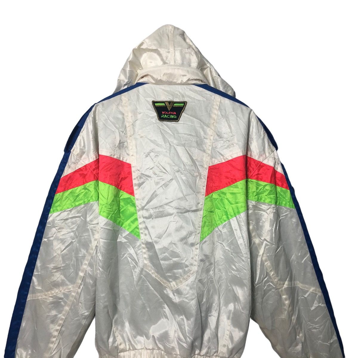 Japanese Brand Vintage Volpha Racing Zipper Ups Hoodie Jacket Size US L / EU 52-54 / 3 - 8 Thumbnail