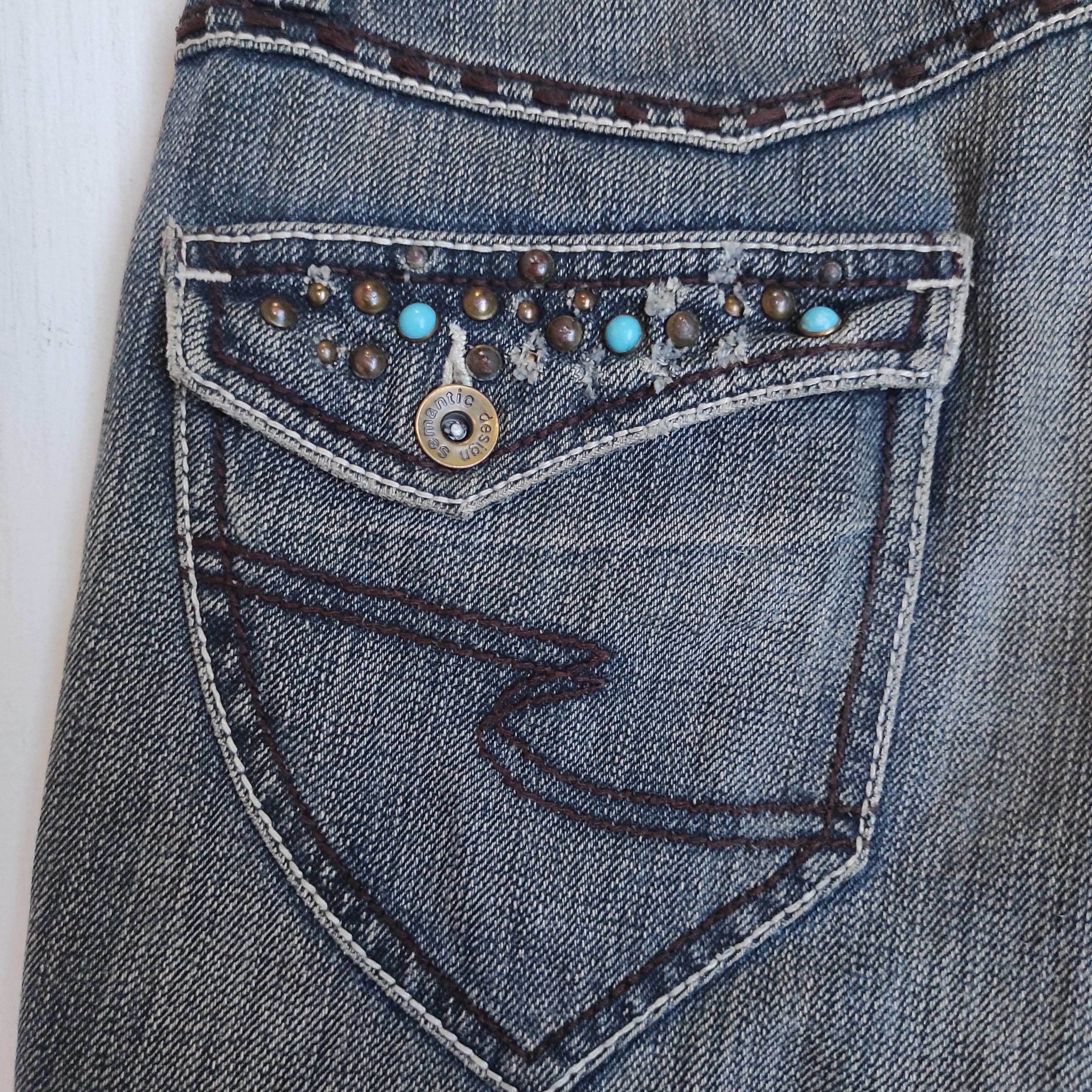 Hysteric Glamour × If Six Was Nine Flare Jeans Semantic Design Bootcut pants Size US 30 / EU 46 - 15 Thumbnail