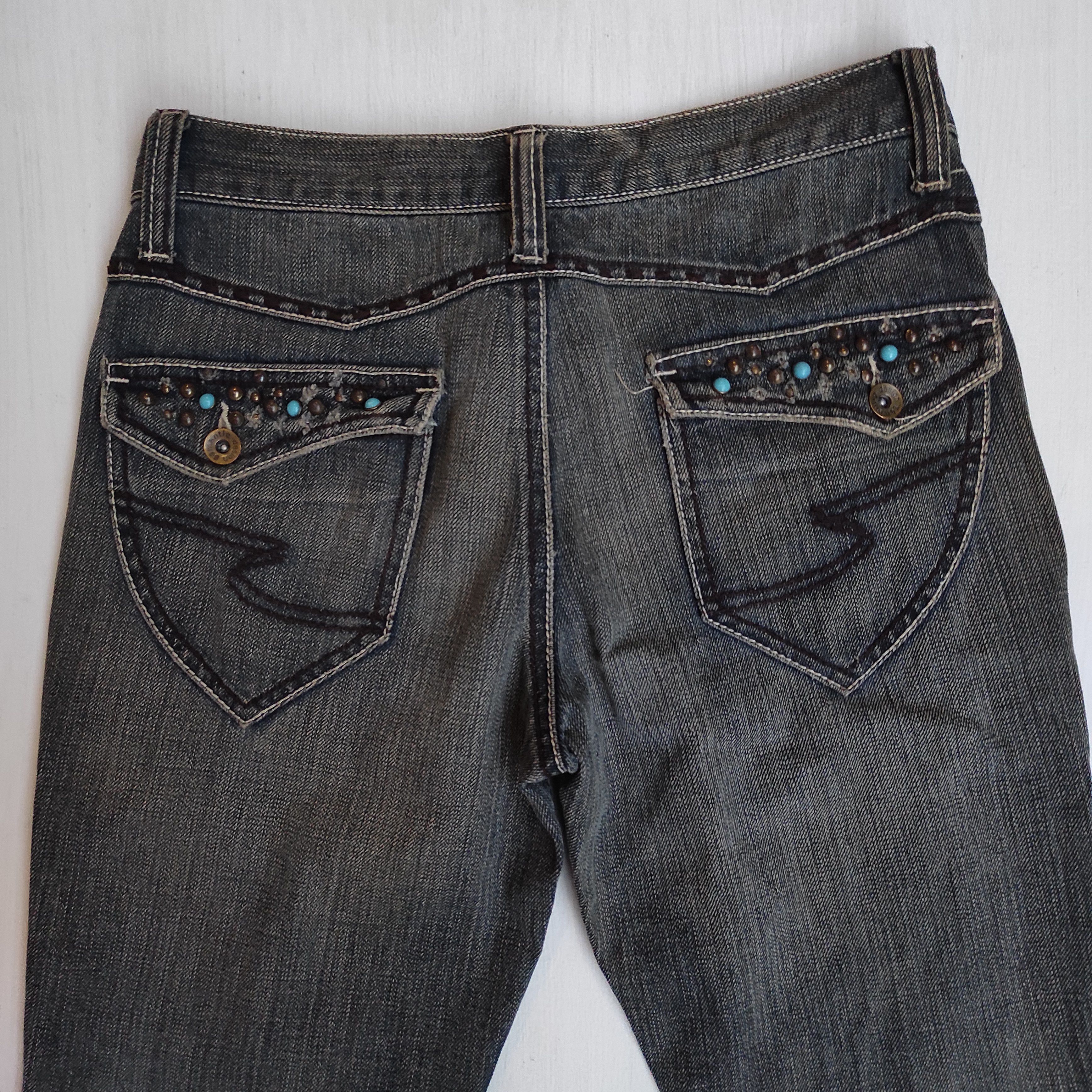 Hysteric Glamour × If Six Was Nine Flare Jeans Semantic Design Bootcut pants Size US 30 / EU 46 - 14 Thumbnail