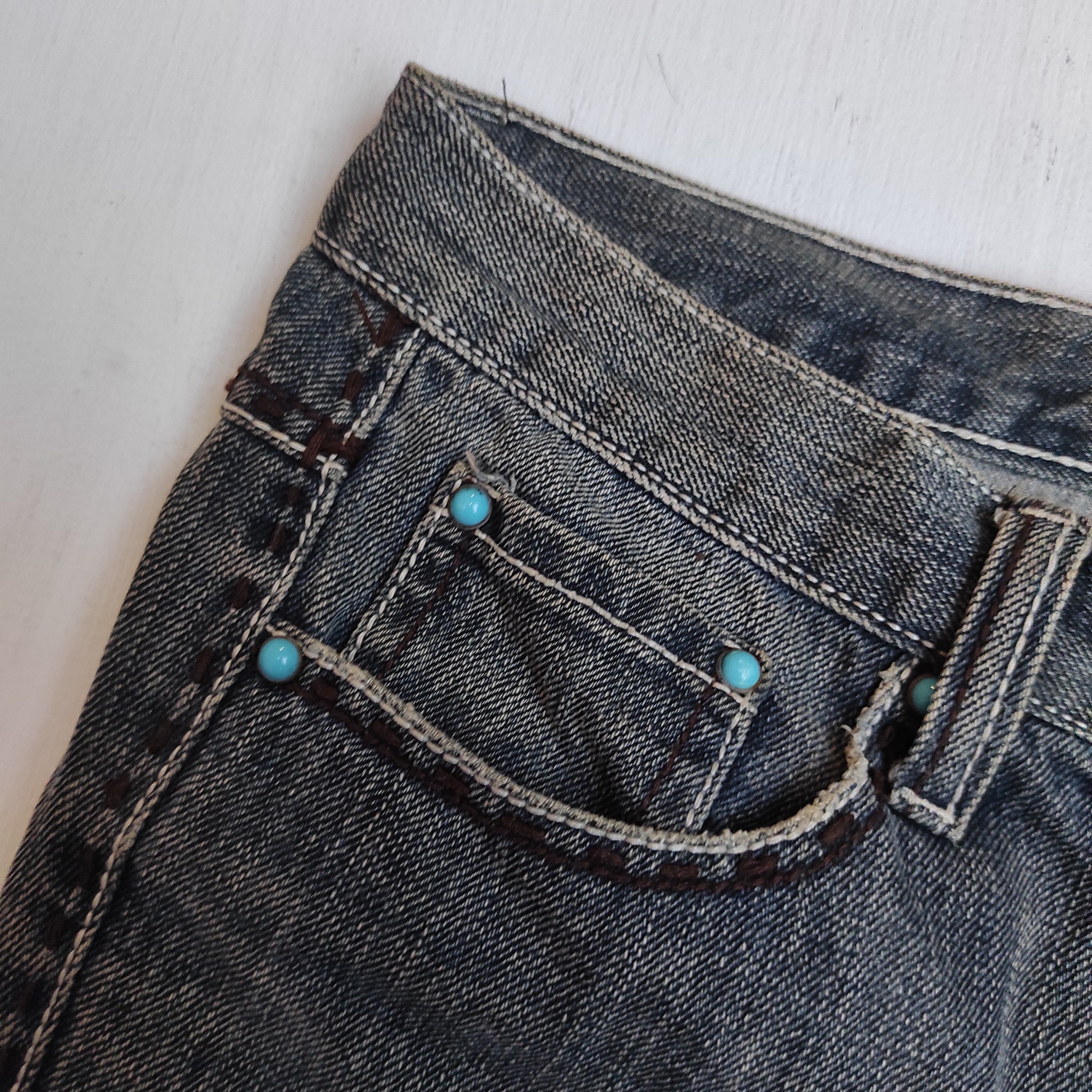 Hysteric Glamour × If Six Was Nine Flare Jeans Semantic Design Bootcut pants Size US 30 / EU 46 - 4 Thumbnail