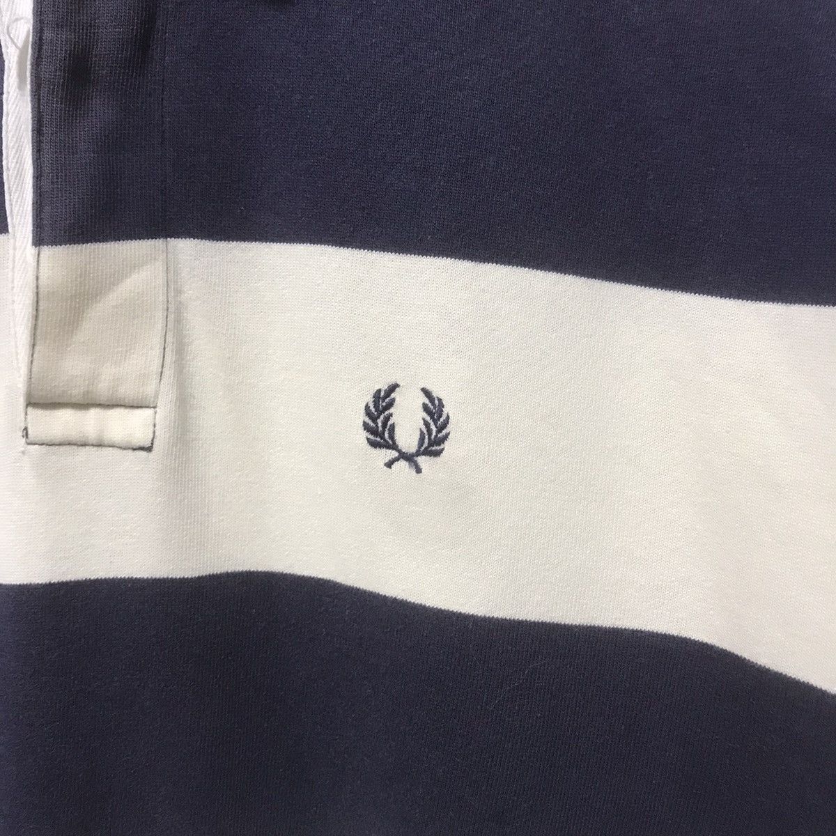 Fred Perry Vtg Fred Perry Stripe Rugby Shirt Size US M / EU 48-50 / 2 - 4 Thumbnail