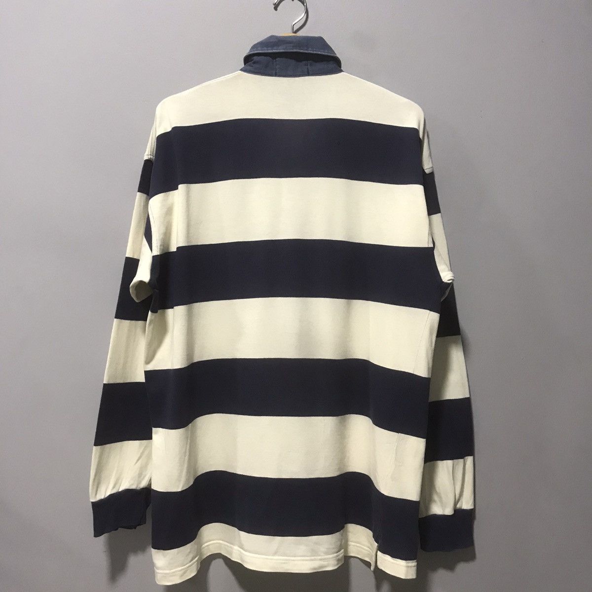 Fred Perry Vtg Fred Perry Stripe Rugby Shirt Size US M / EU 48-50 / 2 - 2 Thumbnail