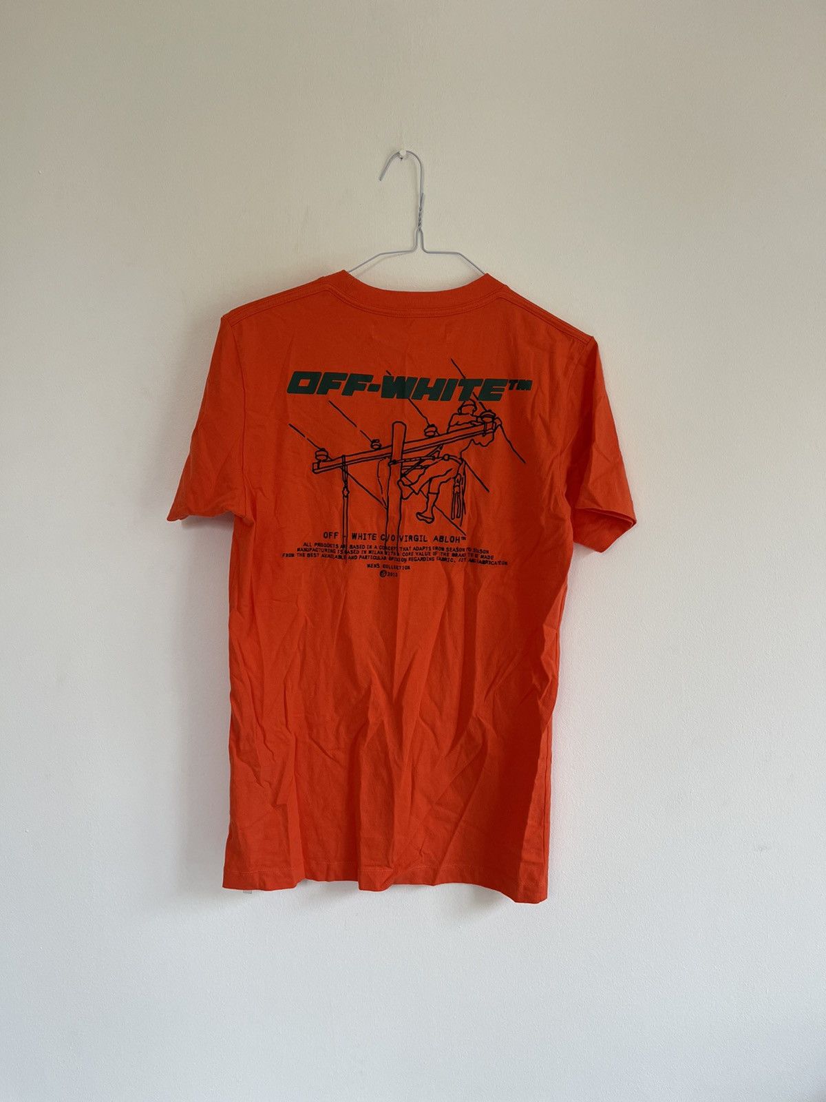 Off white worker tee