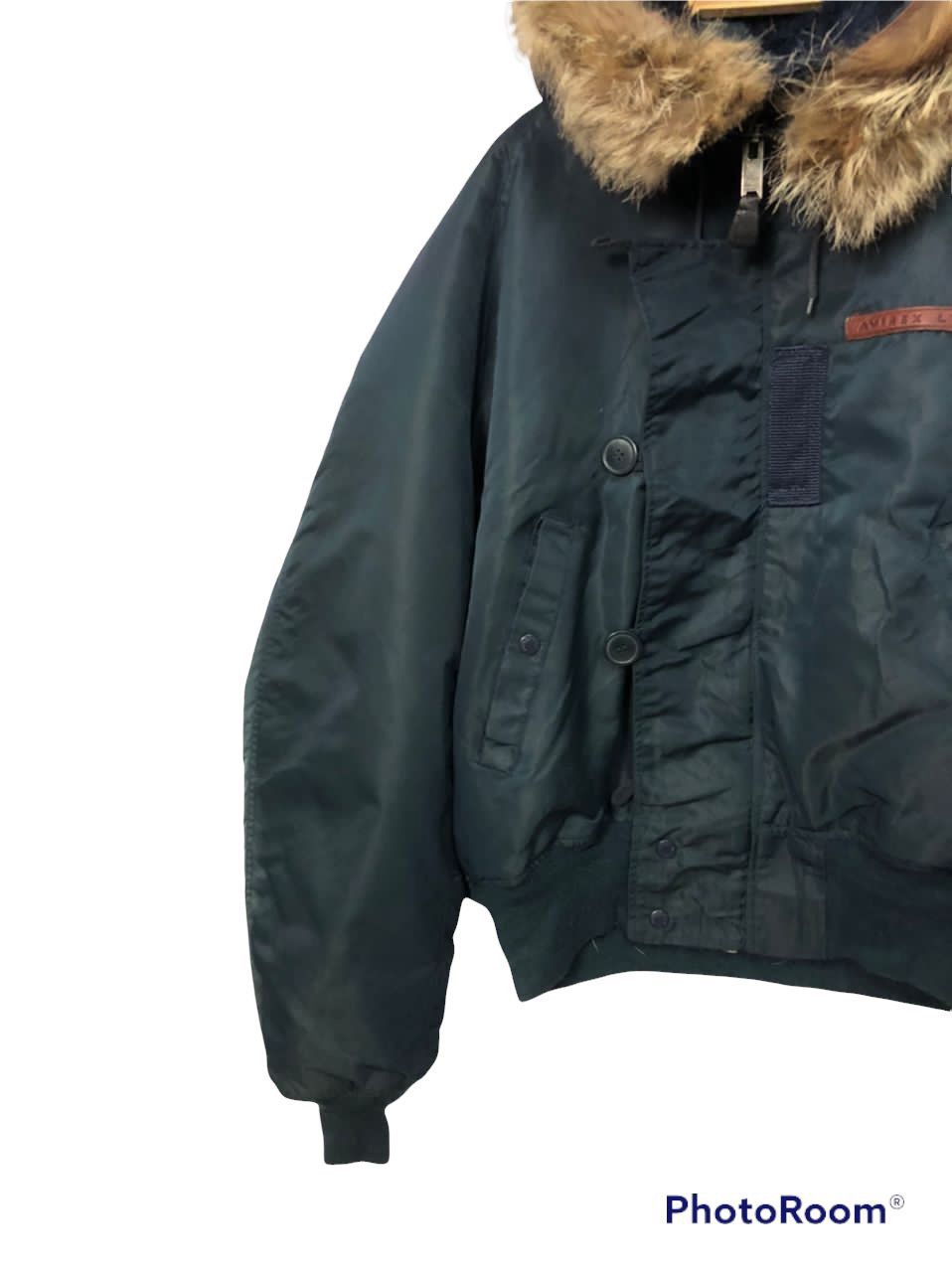Avirex Vintage Avirex Embroidery Faded Big Logo Hoodie Jacket Size US XXL / EU 58 / 5 - 4 Thumbnail