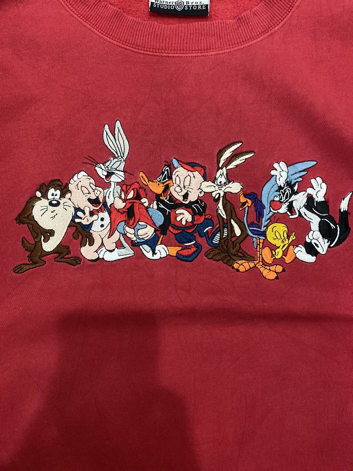Vintage × Warner Bros Vintage Warner Bros Crew Neck Sweatshirt Size US L / EU 52-54 / 3 - 13 Thumbnail