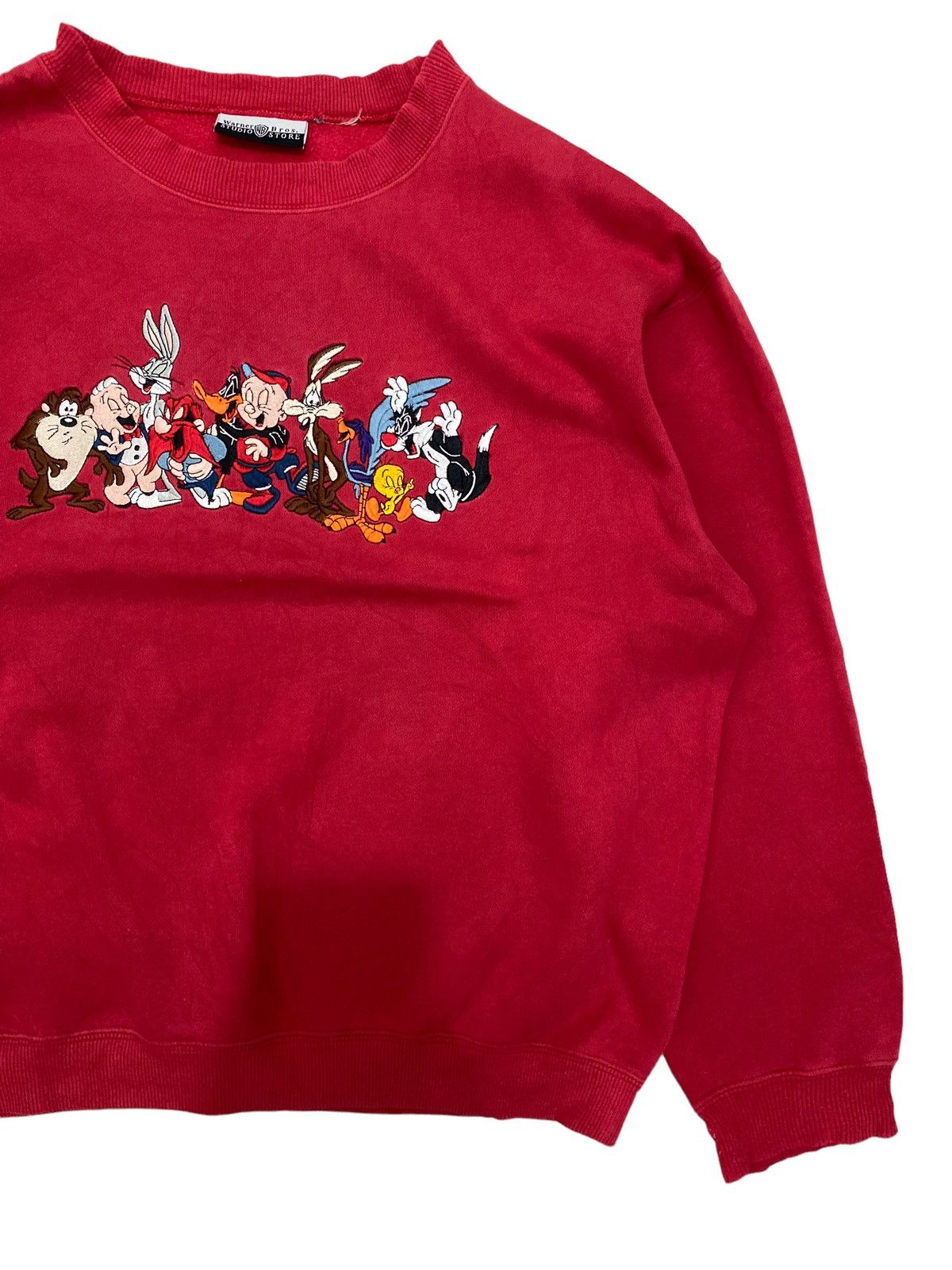 Vintage × Warner Bros Vintage Warner Bros Crew Neck Sweatshirt Size US L / EU 52-54 / 3 - 3 Thumbnail