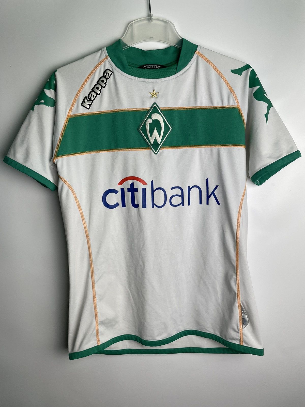 Kappa × Vintage WERDER BREMEN 2008/2009 AWAY FOOTBALL SOCCER SHIRT JERSEY Size US S / EU 44-46 / 1 - 1 Thumbnail