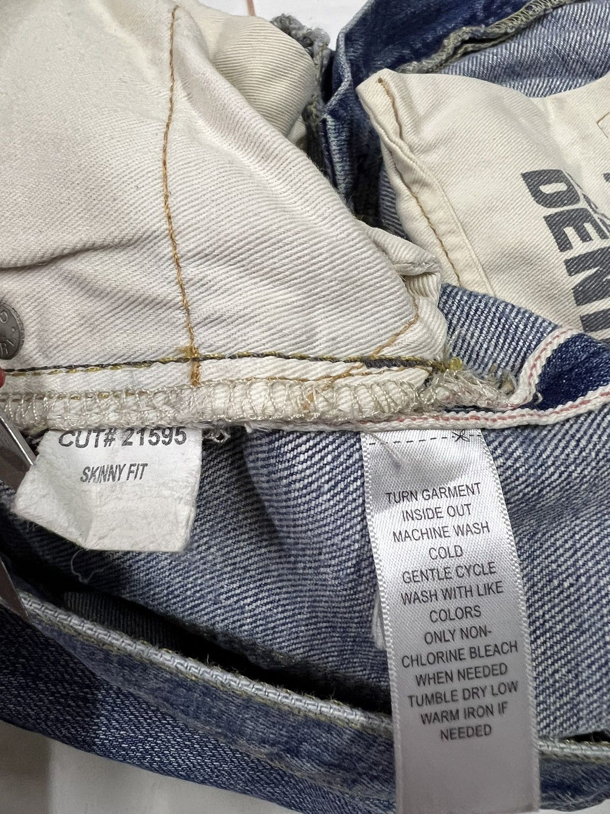 RRL Ralph Lauren 🔥 SELVEDGE RRL distressed denim Size 32" / US 10 / IT 46 - 11 Thumbnail