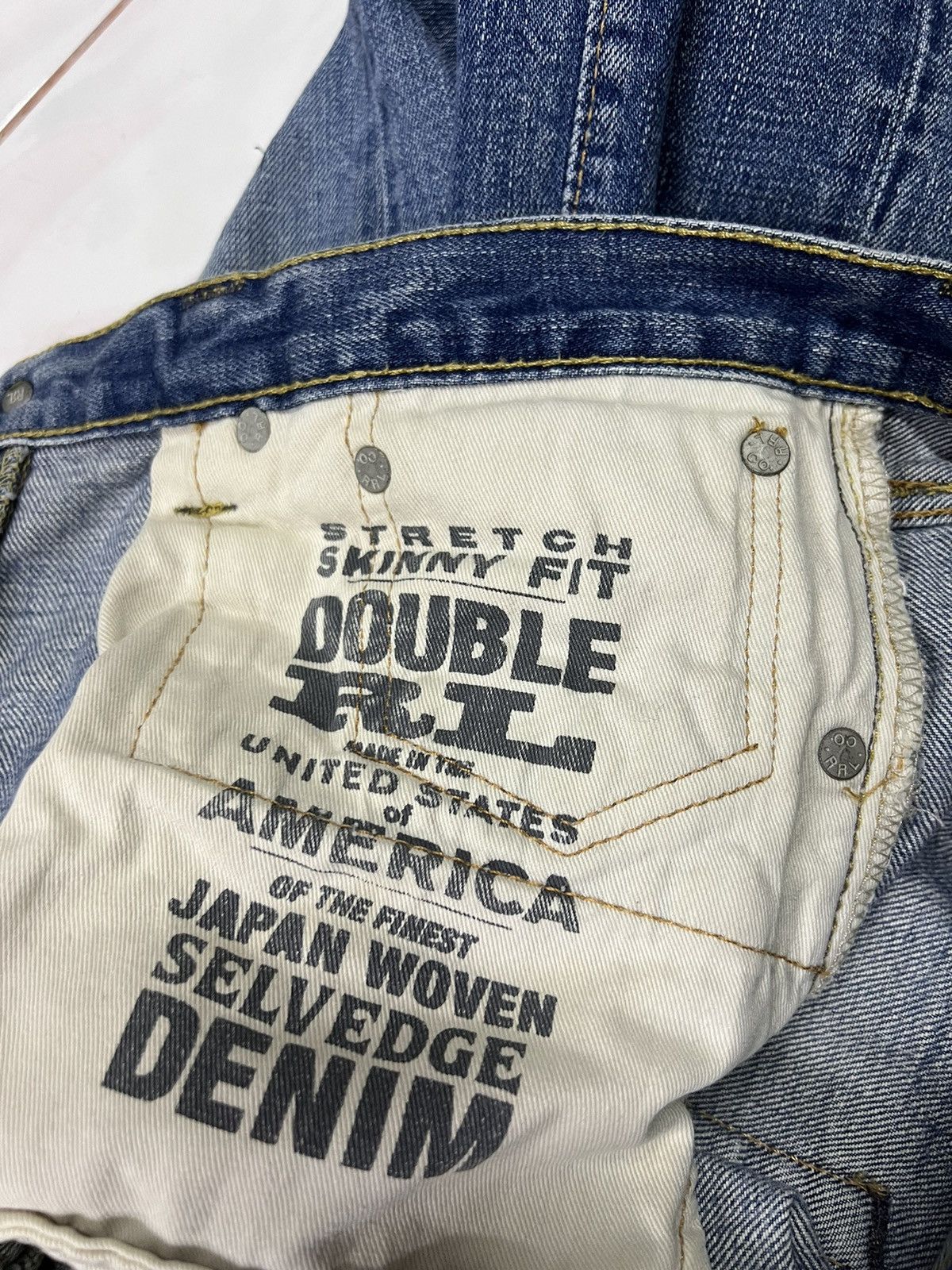 RRL Ralph Lauren 🔥 SELVEDGE RRL distressed denim Size 32" / US 10 / IT 46 - 12 Thumbnail