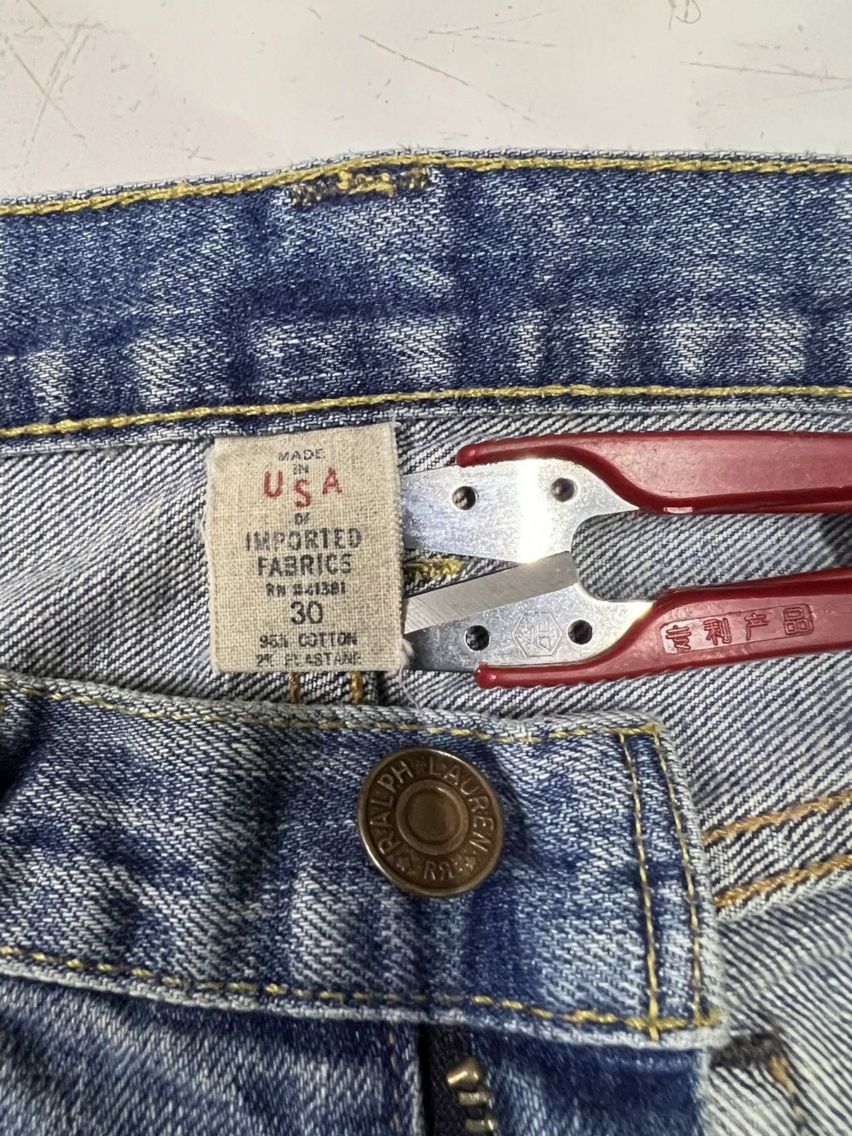 RRL Ralph Lauren 🔥 SELVEDGE RRL distressed denim Size 32" / US 10 / IT 46 - 10 Thumbnail