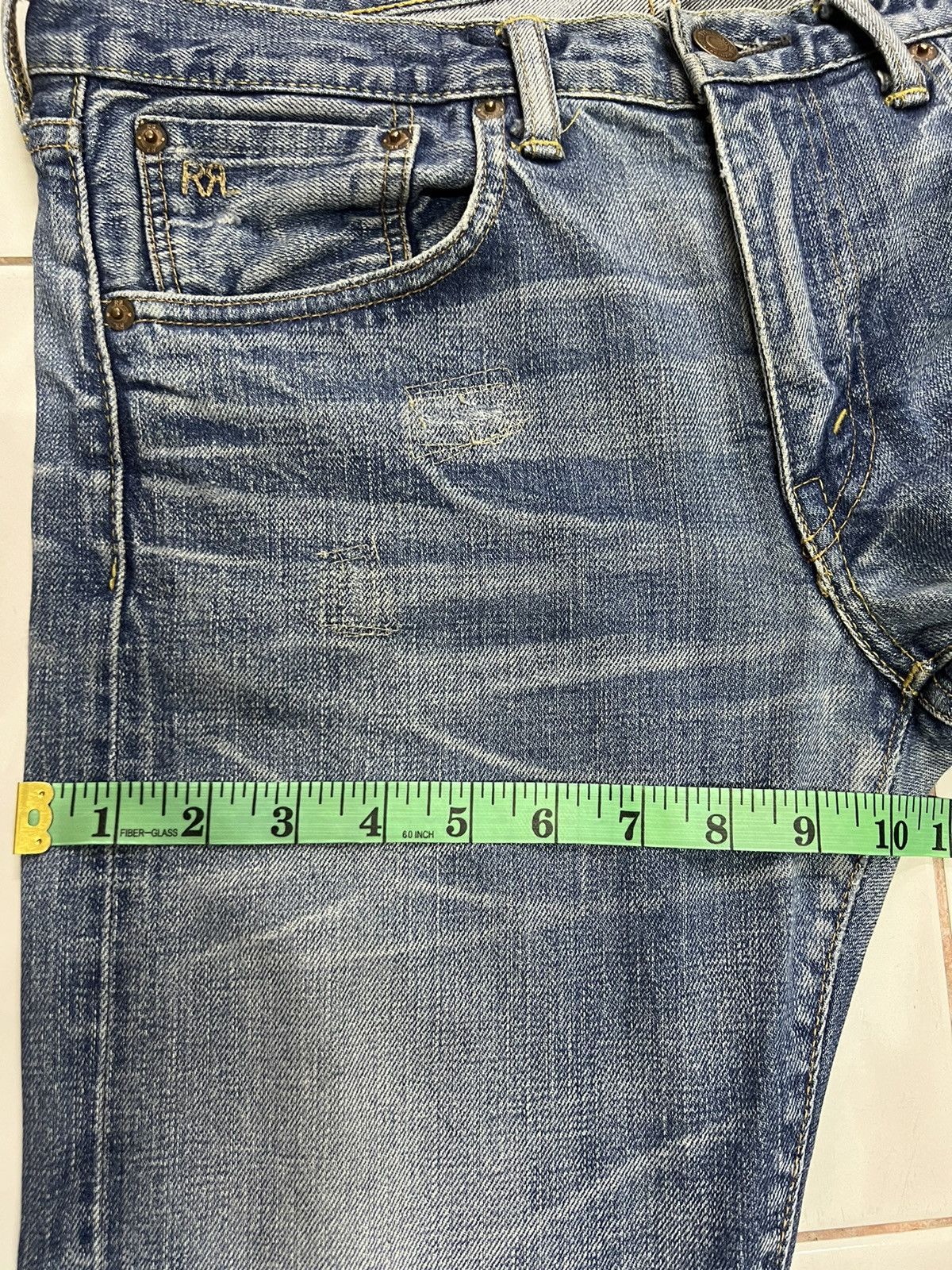 RRL Ralph Lauren 🔥 SELVEDGE RRL distressed denim Size 32" / US 10 / IT 46 - 7 Thumbnail