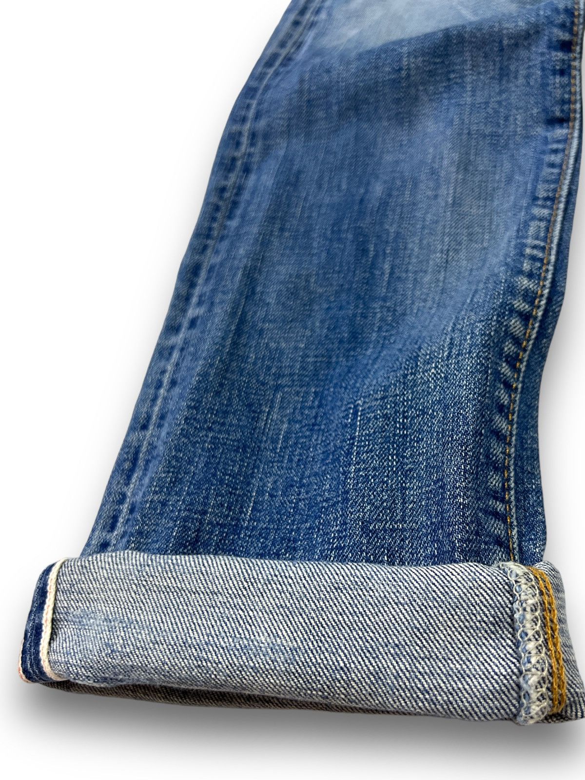 RRL Ralph Lauren 🔥 SELVEDGE RRL distressed denim Size 32" / US 10 / IT 46 - 4 Thumbnail