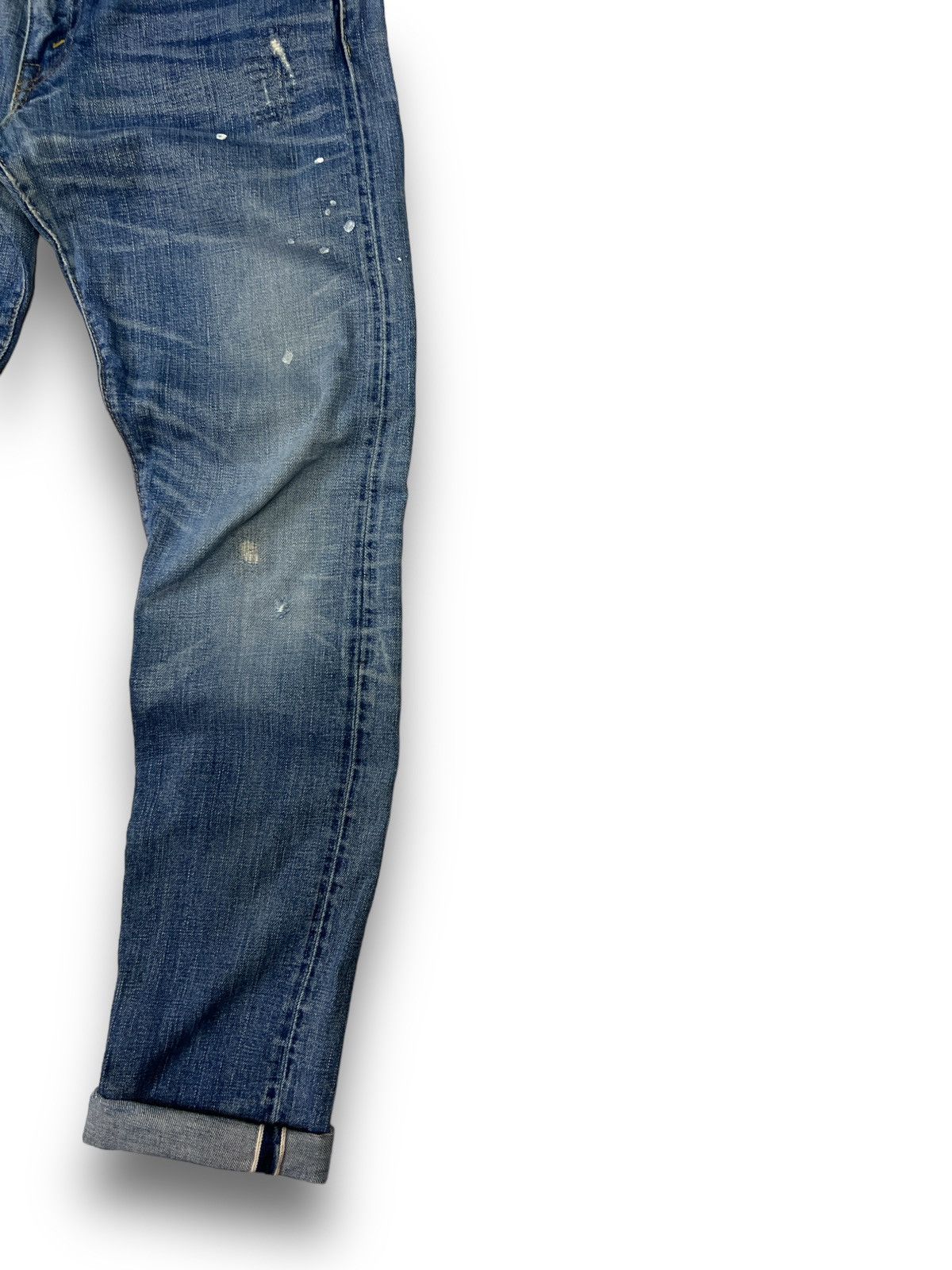 RRL Ralph Lauren 🔥 SELVEDGE RRL distressed denim Size 32" / US 10 / IT 46 - 3 Thumbnail